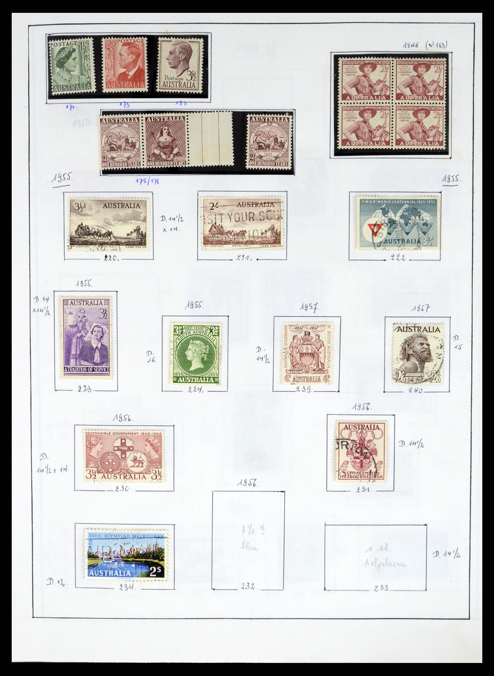 37366 028 - Postzegelverzameling 37366 Engelse koloniën 1858-1990.