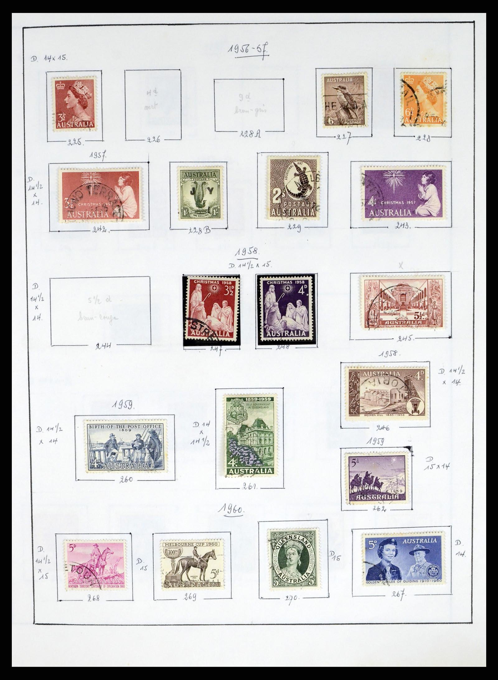 37366 029 - Postzegelverzameling 37366 Engelse koloniën 1858-1990.