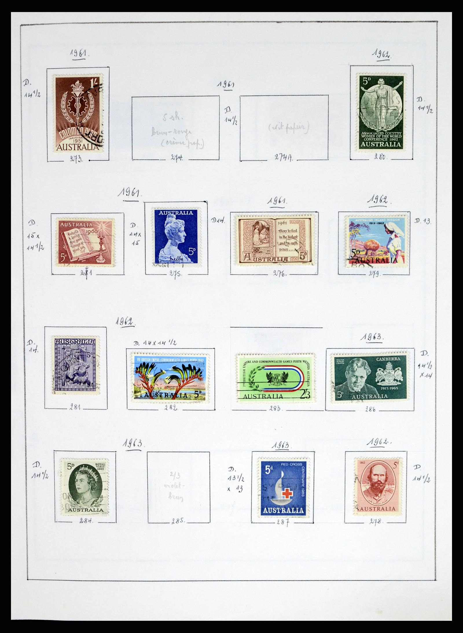 37366 031 - Postzegelverzameling 37366 Engelse koloniën 1858-1990.