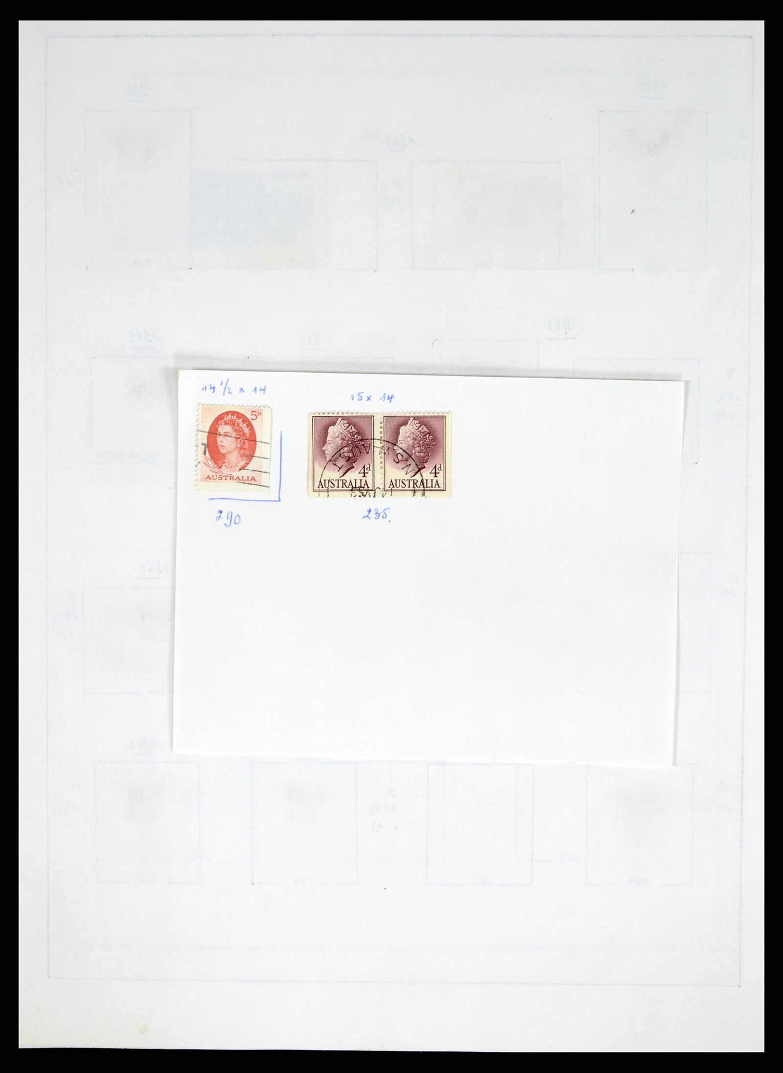37366 032 - Postzegelverzameling 37366 Engelse koloniën 1858-1990.