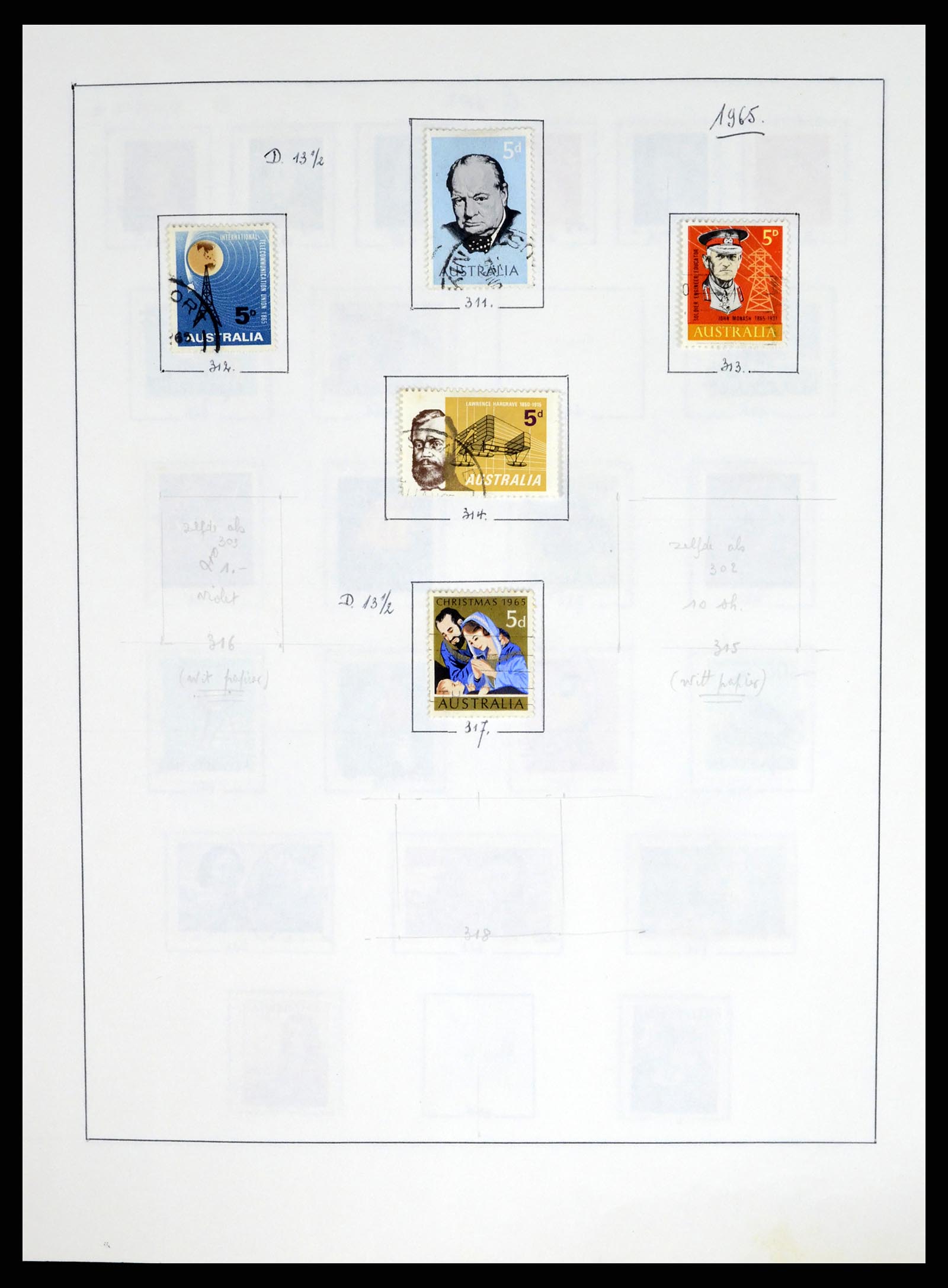 37366 035 - Postzegelverzameling 37366 Engelse koloniën 1858-1990.