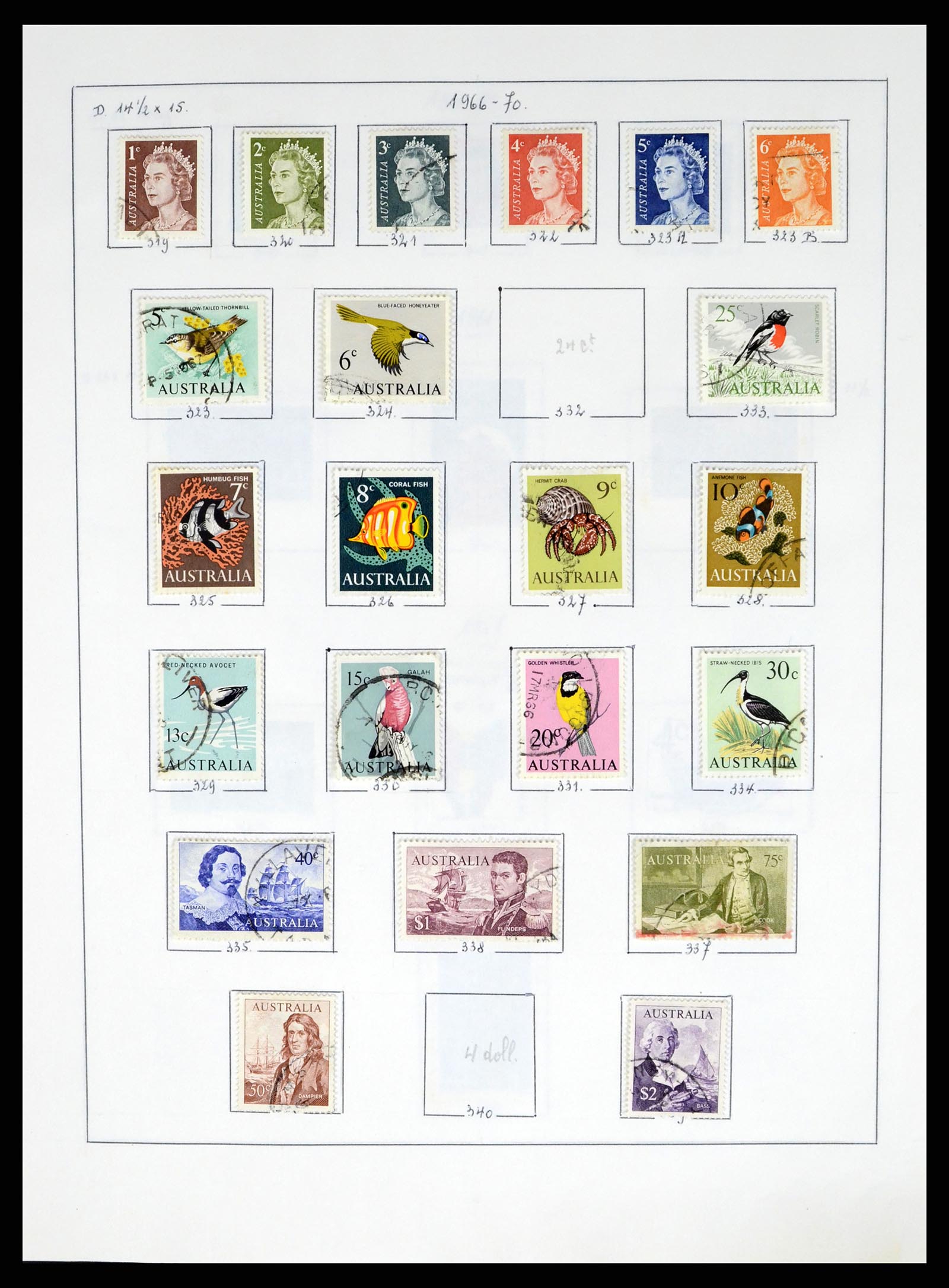 37366 036 - Postzegelverzameling 37366 Engelse koloniën 1858-1990.