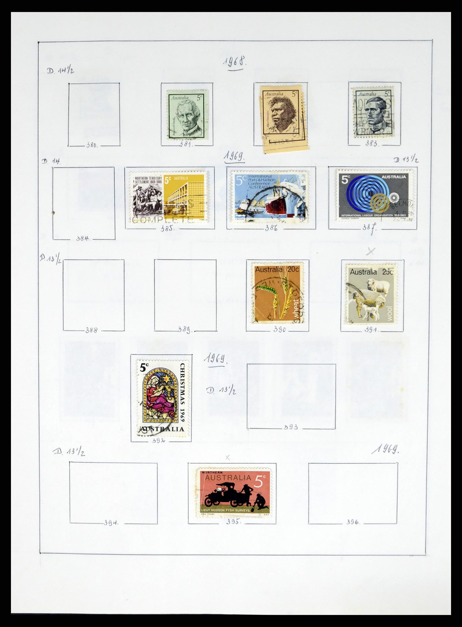 37366 039 - Postzegelverzameling 37366 Engelse koloniën 1858-1990.