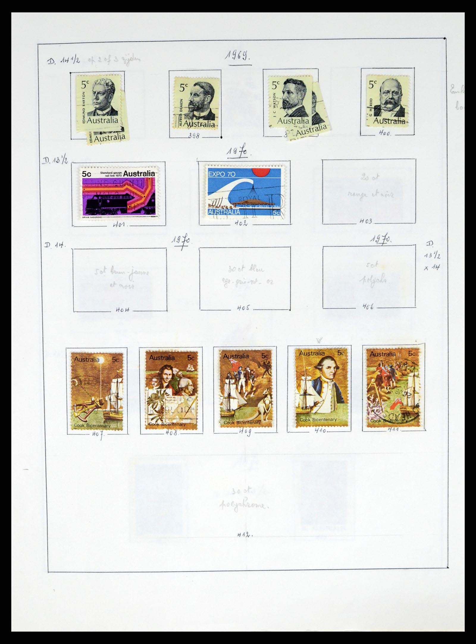37366 040 - Postzegelverzameling 37366 Engelse koloniën 1858-1990.