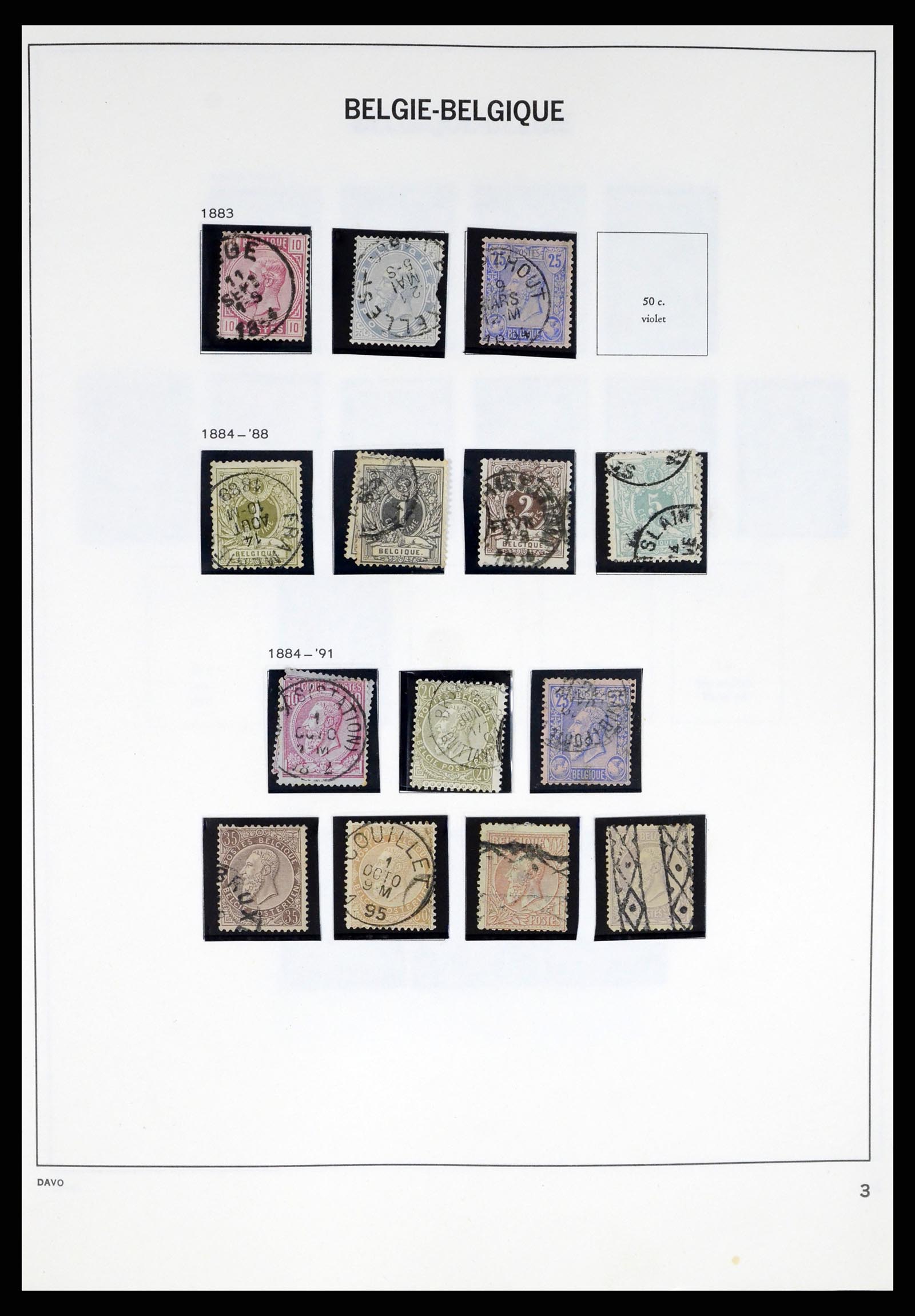 37367 004 - Postzegelverzameling 37367 België 1849-2003.