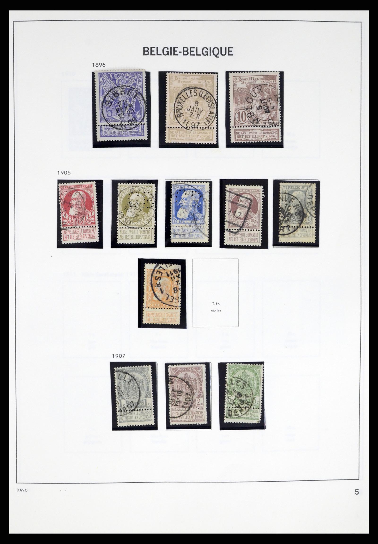 37367 006 - Postzegelverzameling 37367 België 1849-2003.