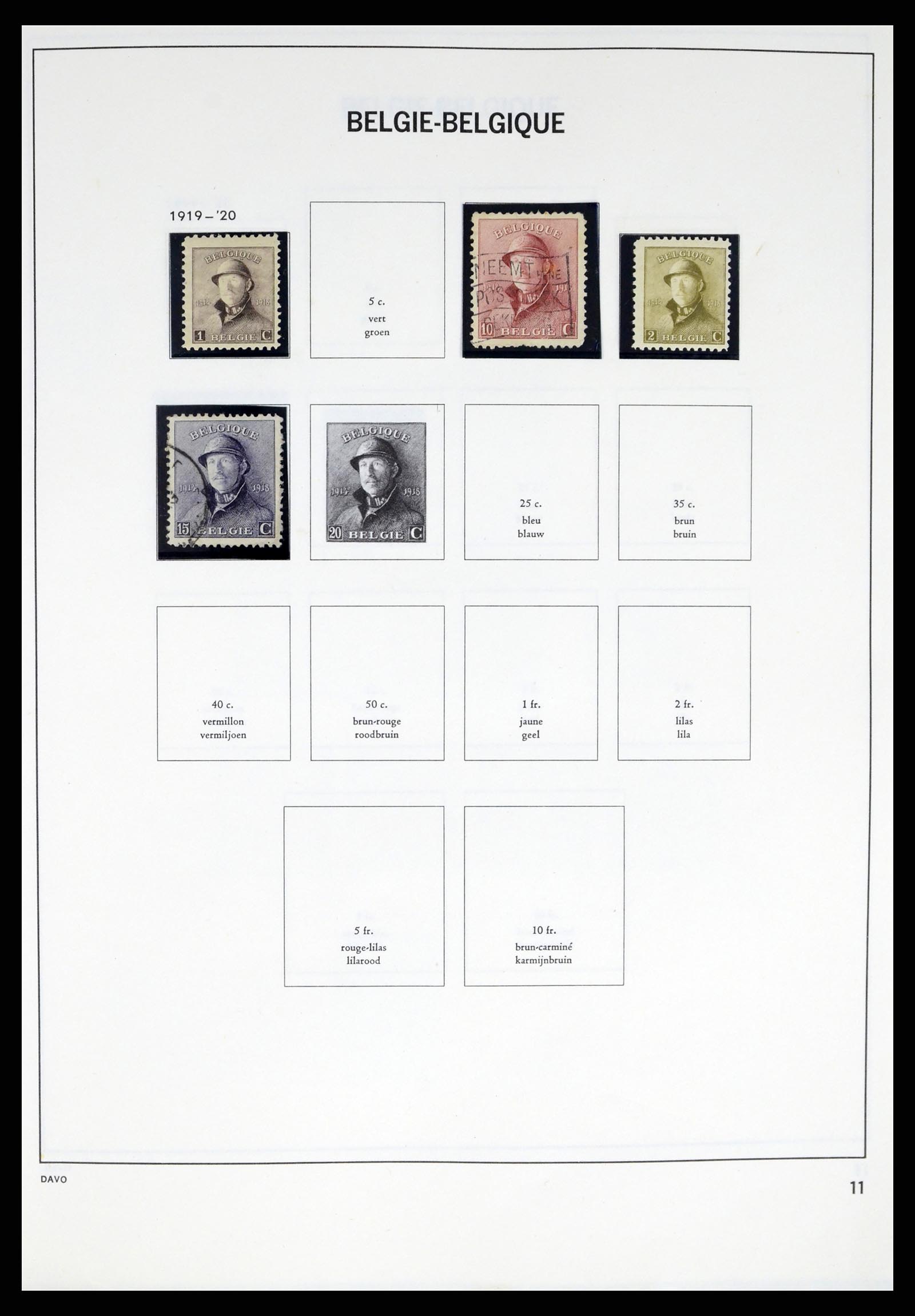 37367 010 - Stamp collection 37367 Belgium 1849-2003.