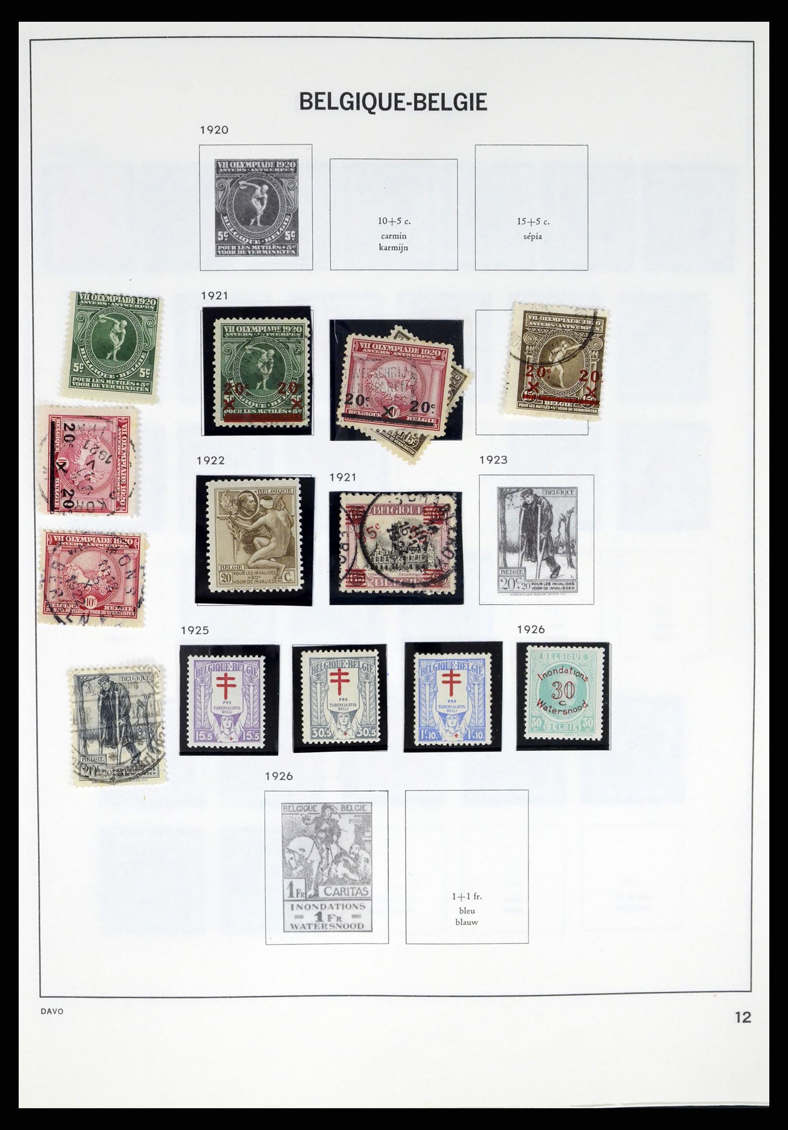 37367 012 - Stamp collection 37367 Belgium 1849-2003.