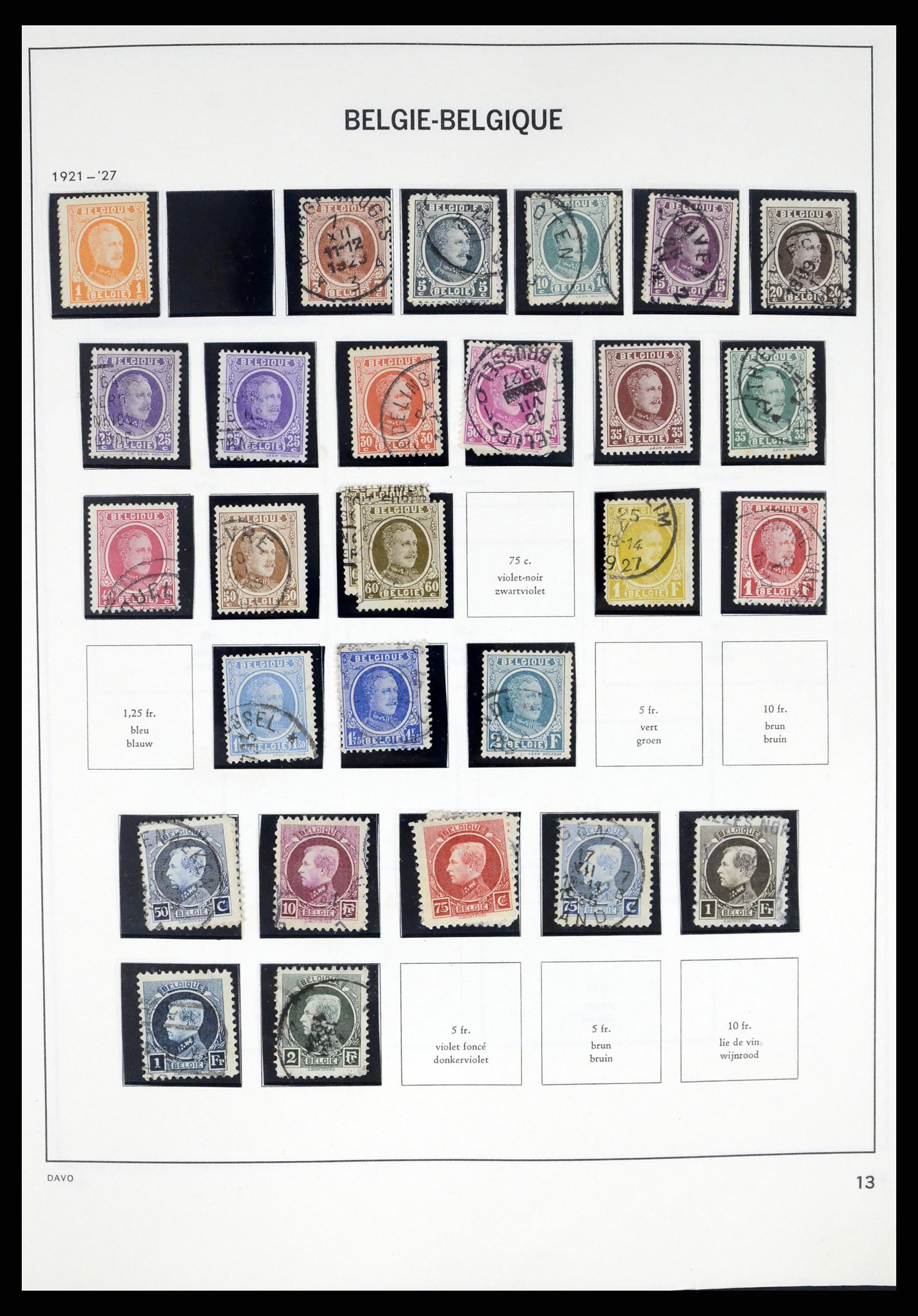 37367 013 - Postzegelverzameling 37367 België 1849-2003.