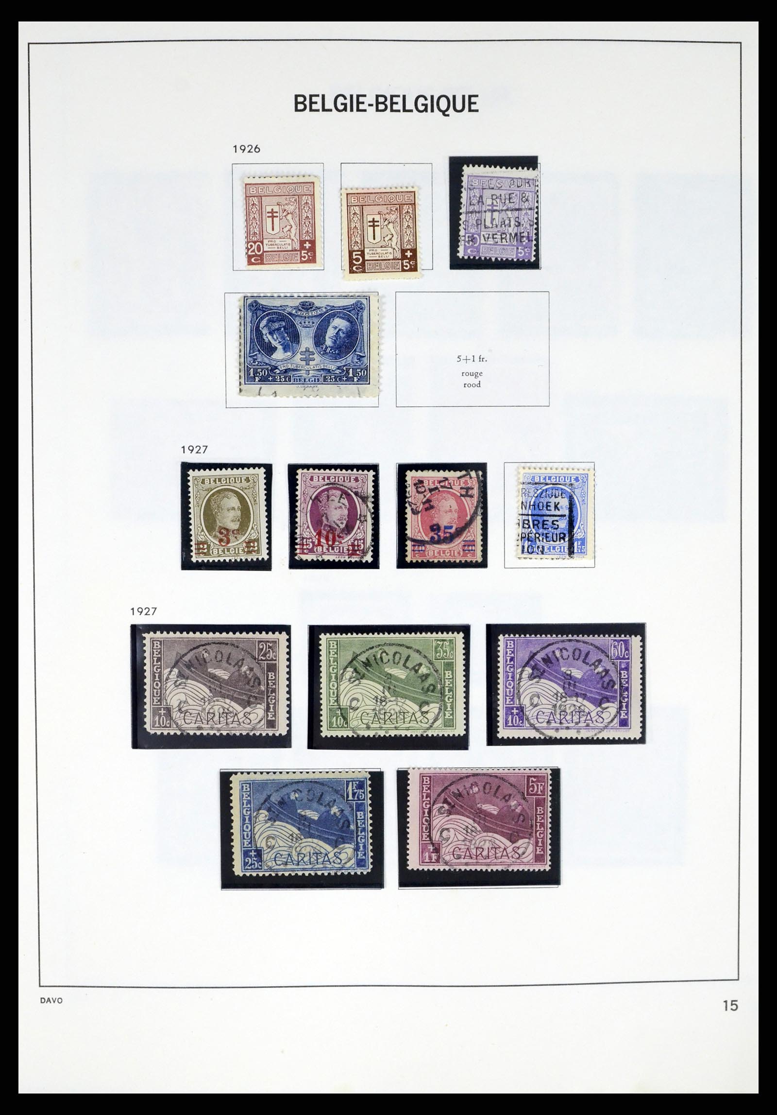 37367 014 - Stamp collection 37367 Belgium 1849-2003.