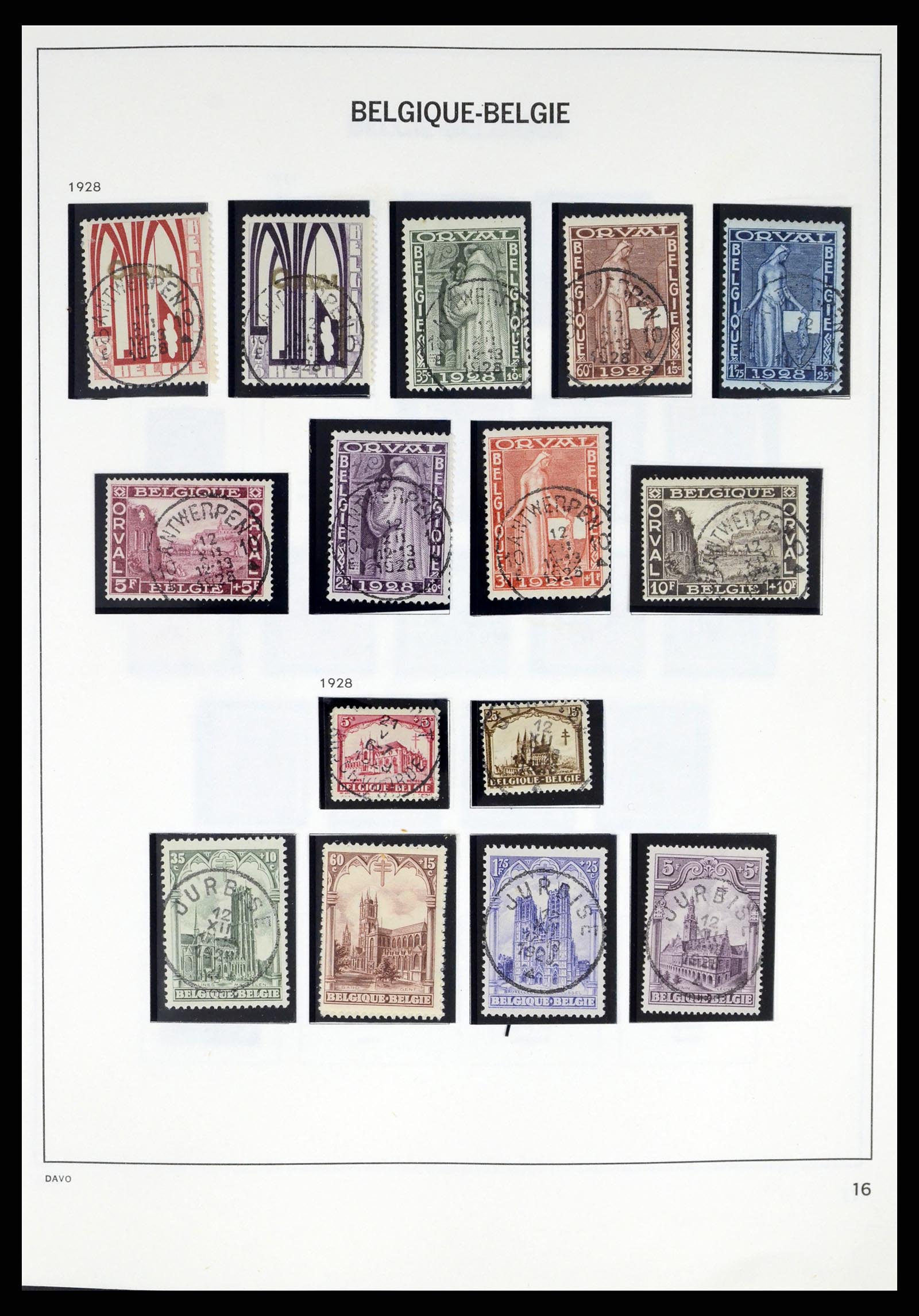 37367 015 - Stamp collection 37367 Belgium 1849-2003.