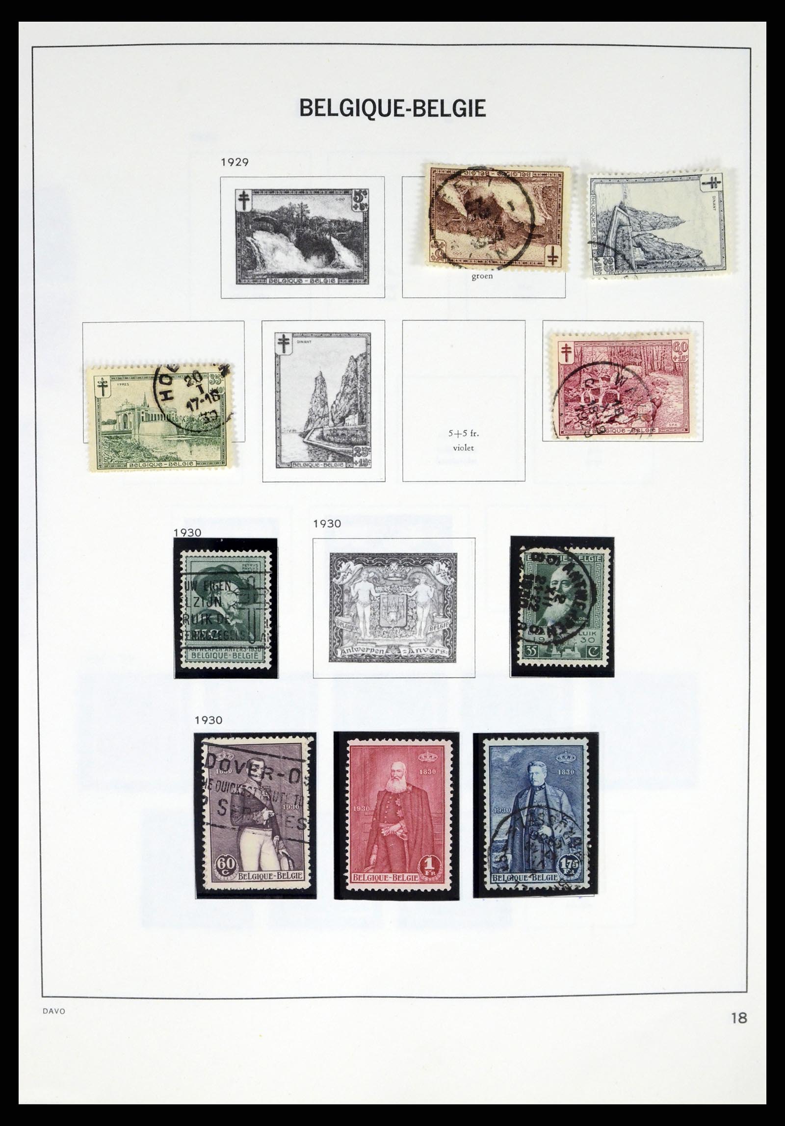 37367 017 - Postzegelverzameling 37367 België 1849-2003.