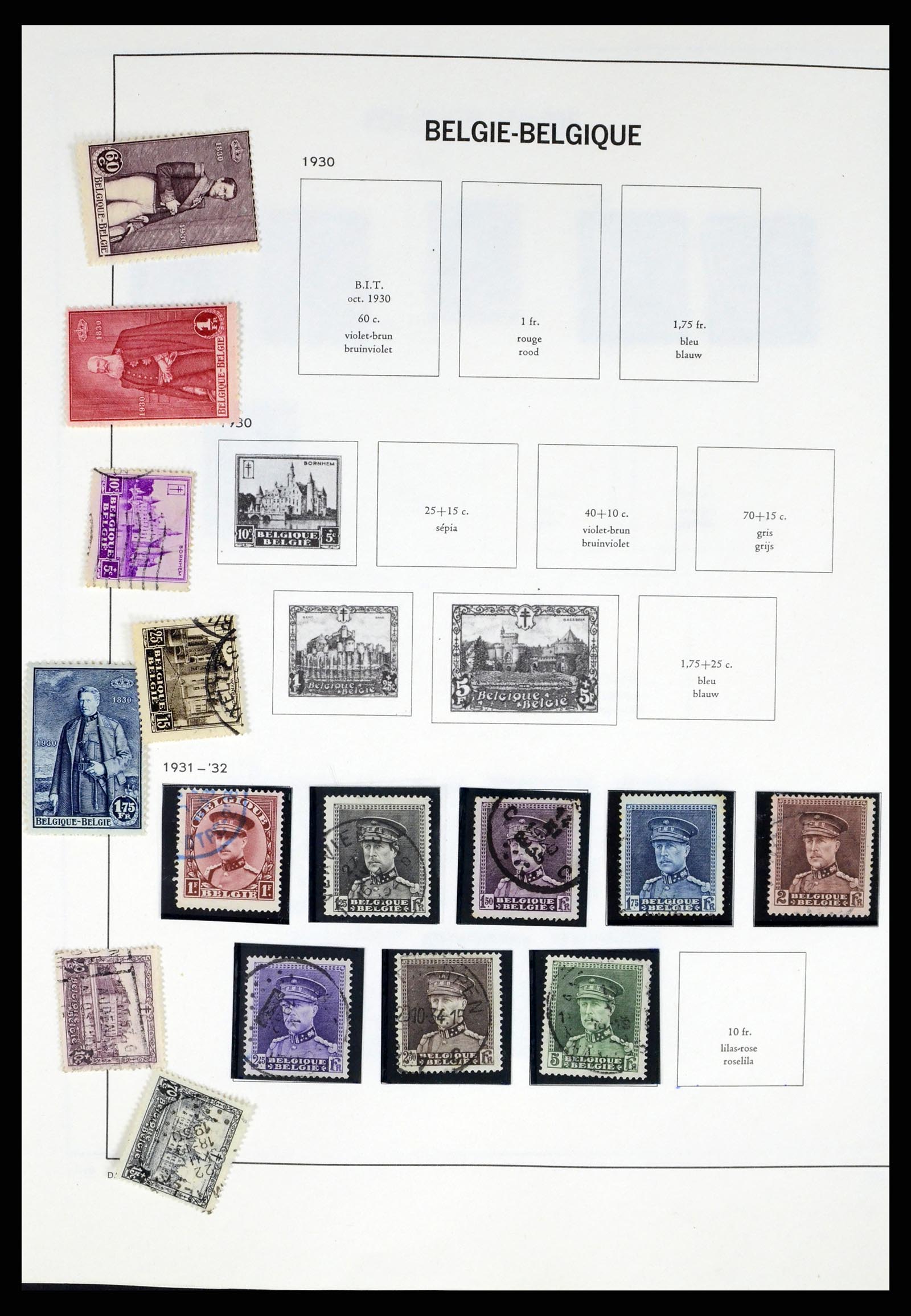 37367 018 - Stamp collection 37367 Belgium 1849-2003.