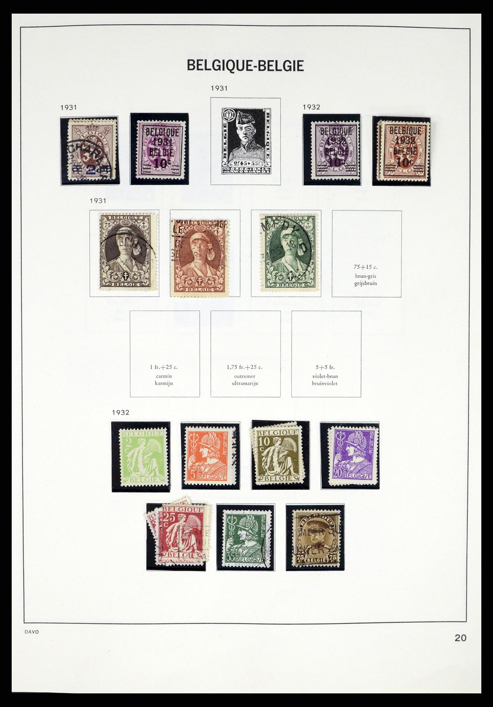 37367 019 - Stamp collection 37367 Belgium 1849-2003.