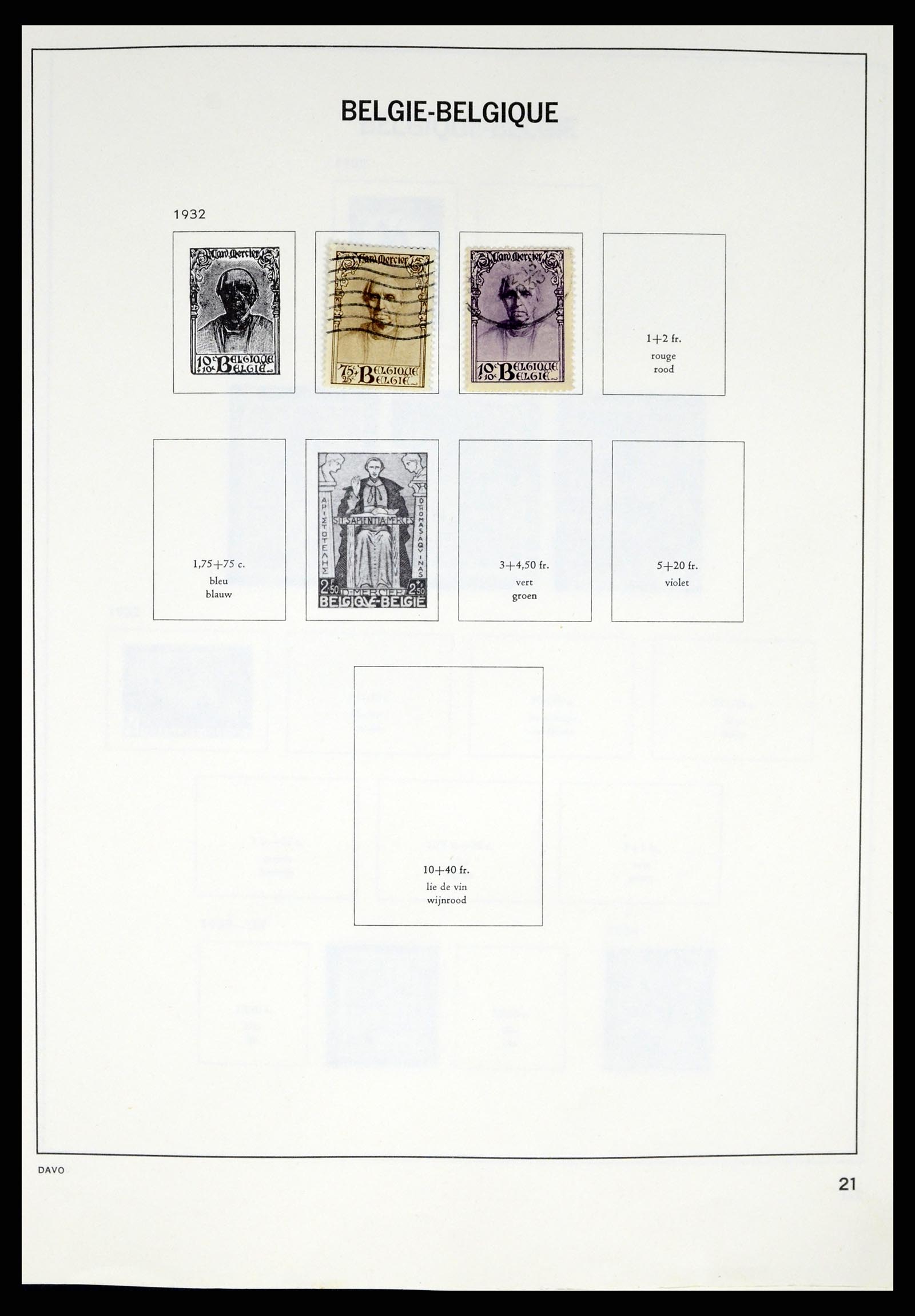37367 020 - Postzegelverzameling 37367 België 1849-2003.
