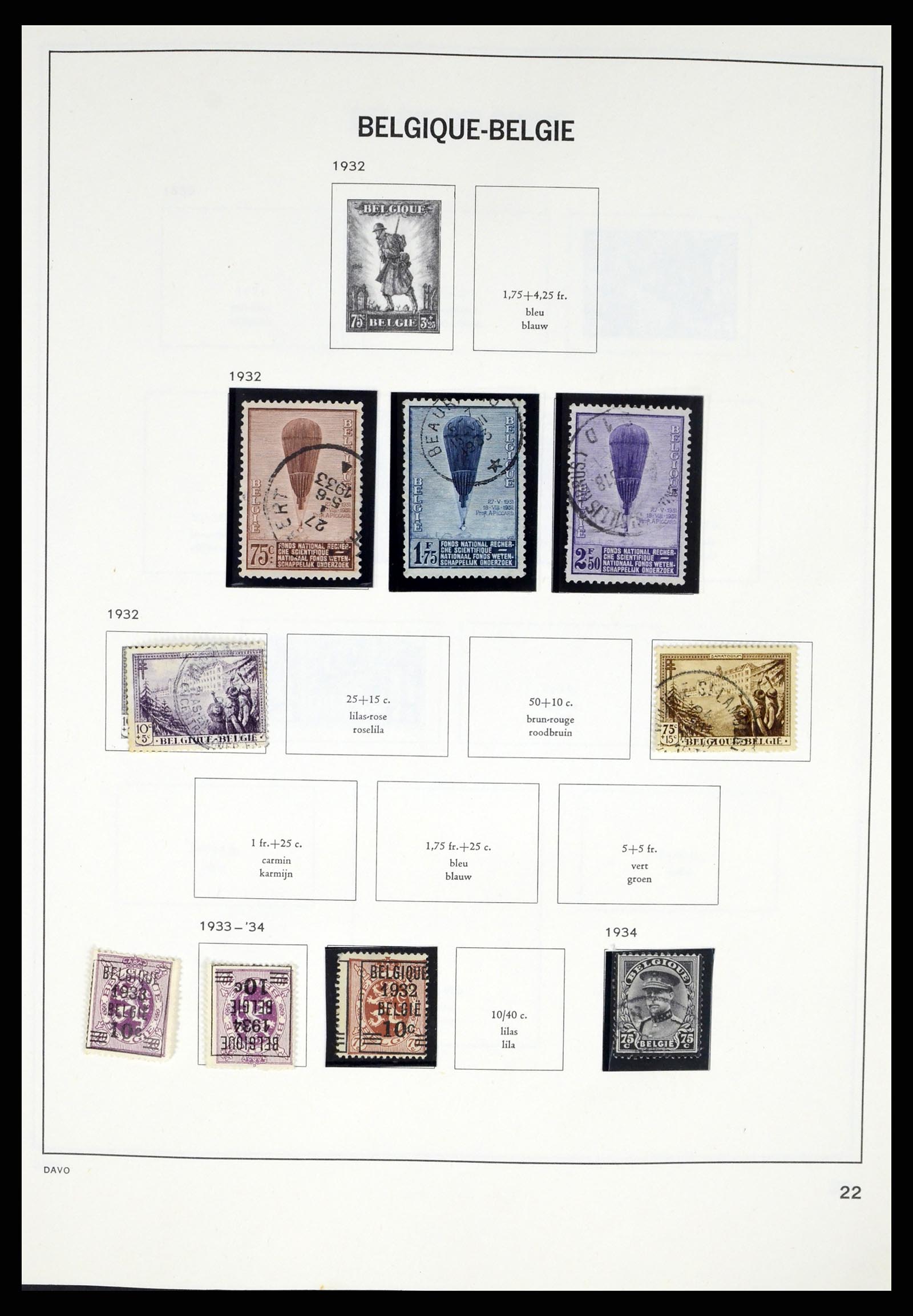 37367 021 - Postzegelverzameling 37367 België 1849-2003.