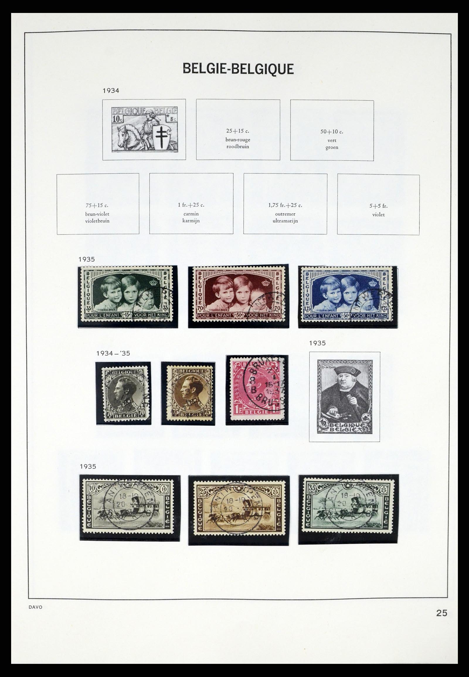 37367 023 - Stamp collection 37367 Belgium 1849-2003.