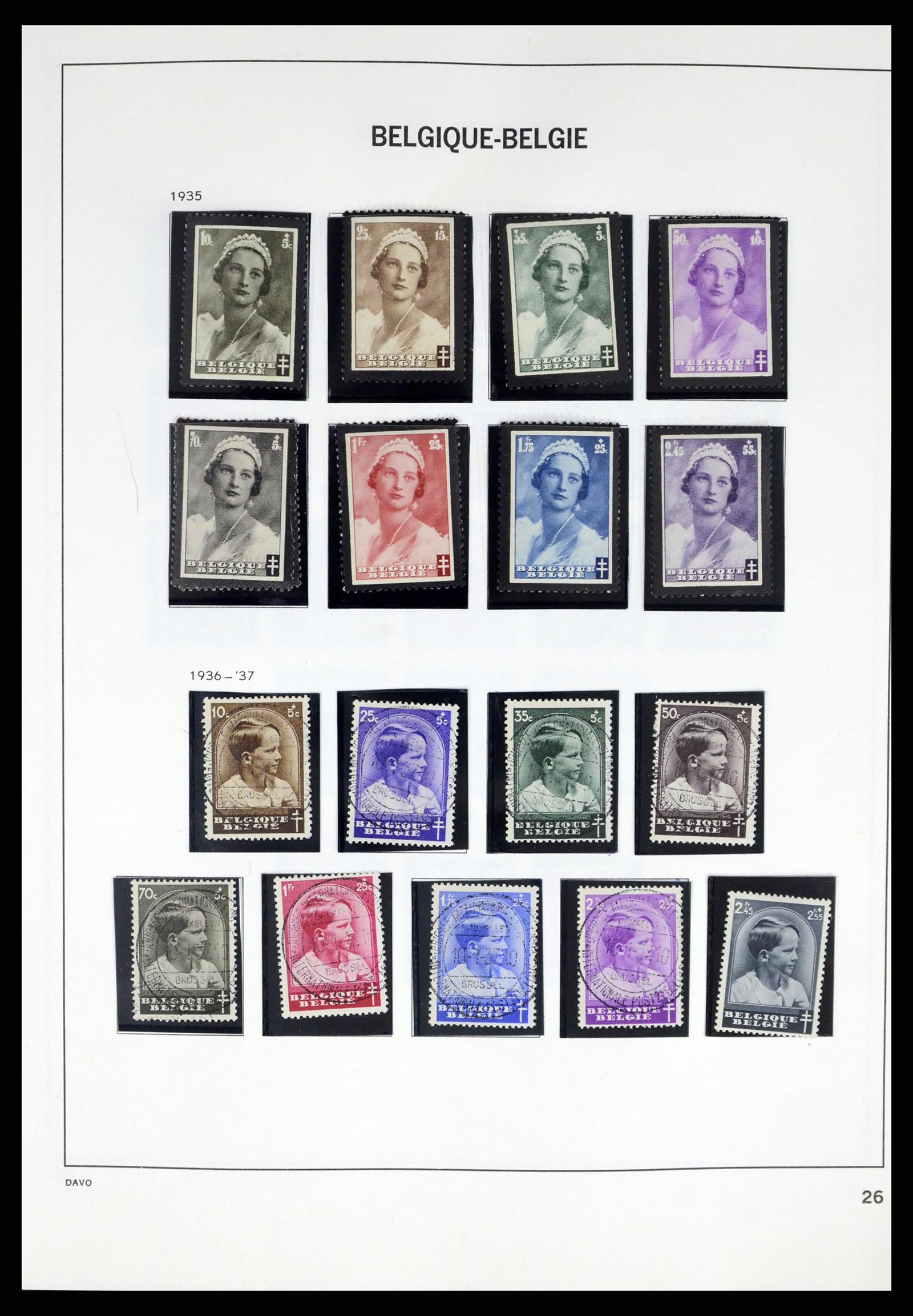 37367 024 - Postzegelverzameling 37367 België 1849-2003.
