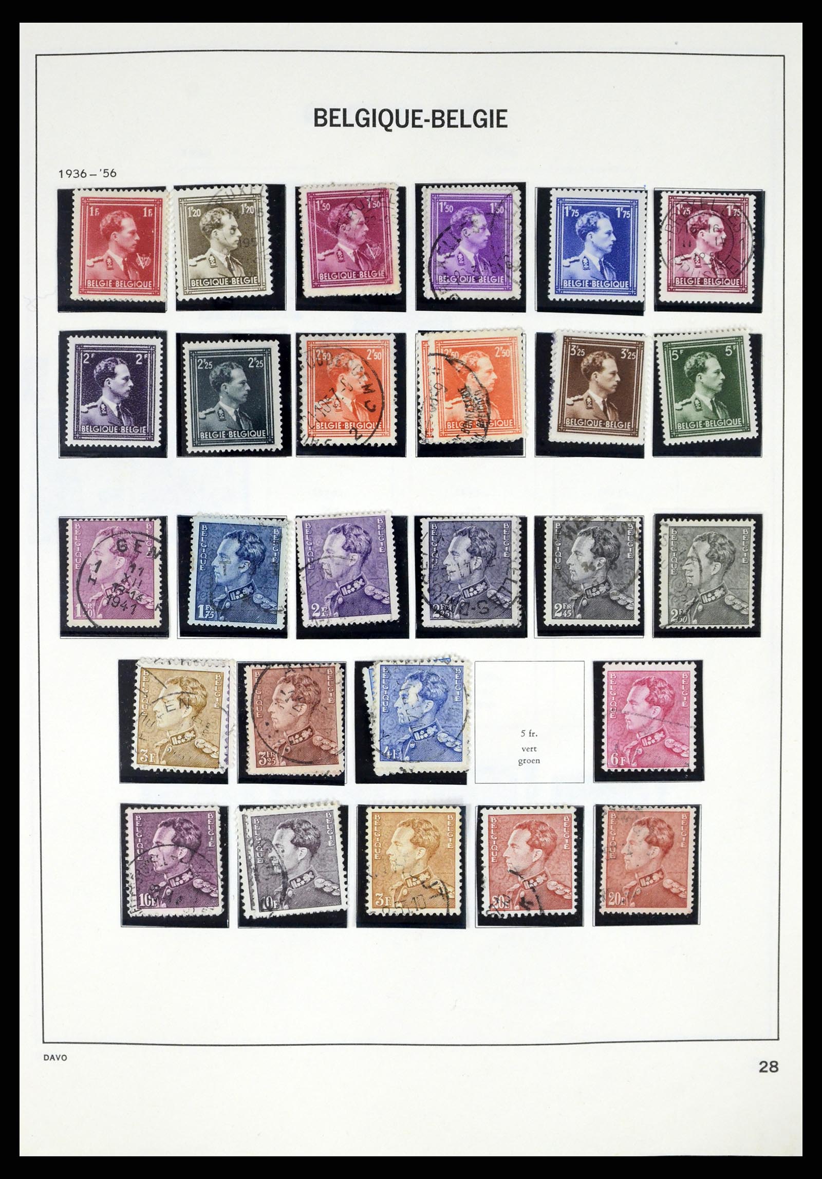 37367 026 - Postzegelverzameling 37367 België 1849-2003.