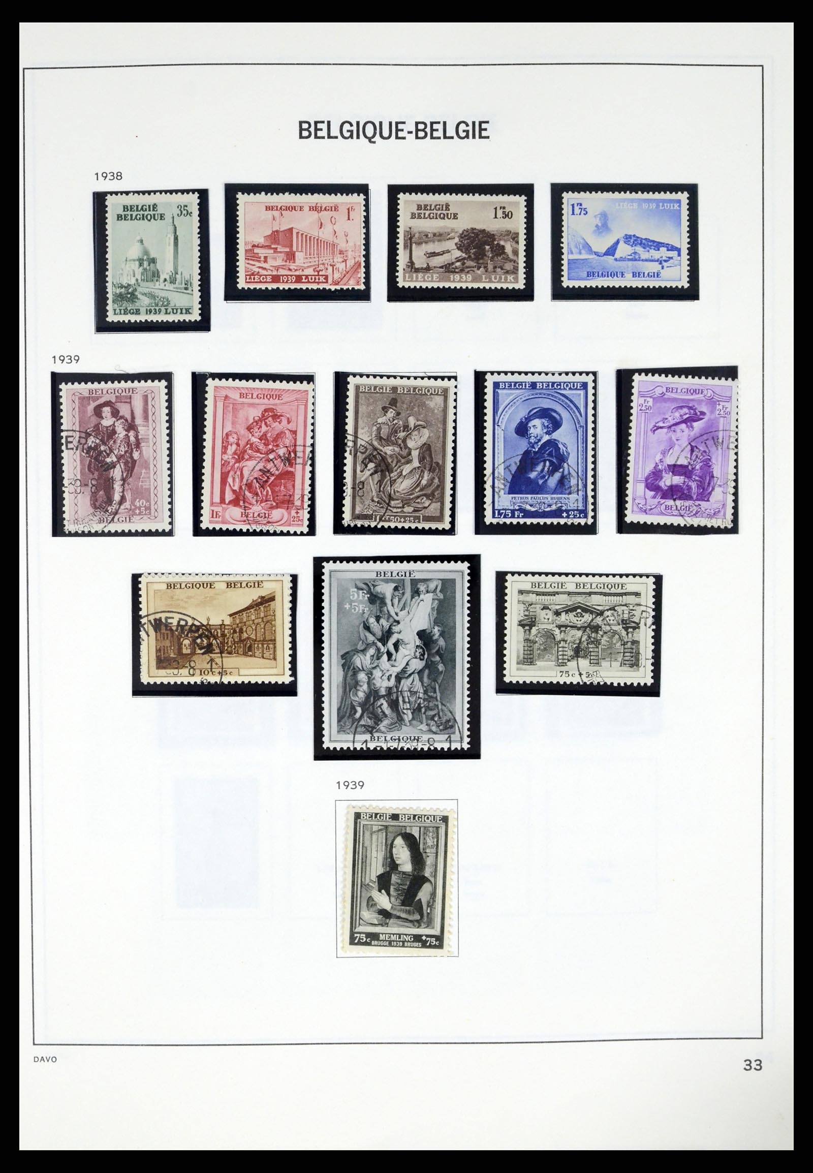 37367 031 - Stamp collection 37367 Belgium 1849-2003.