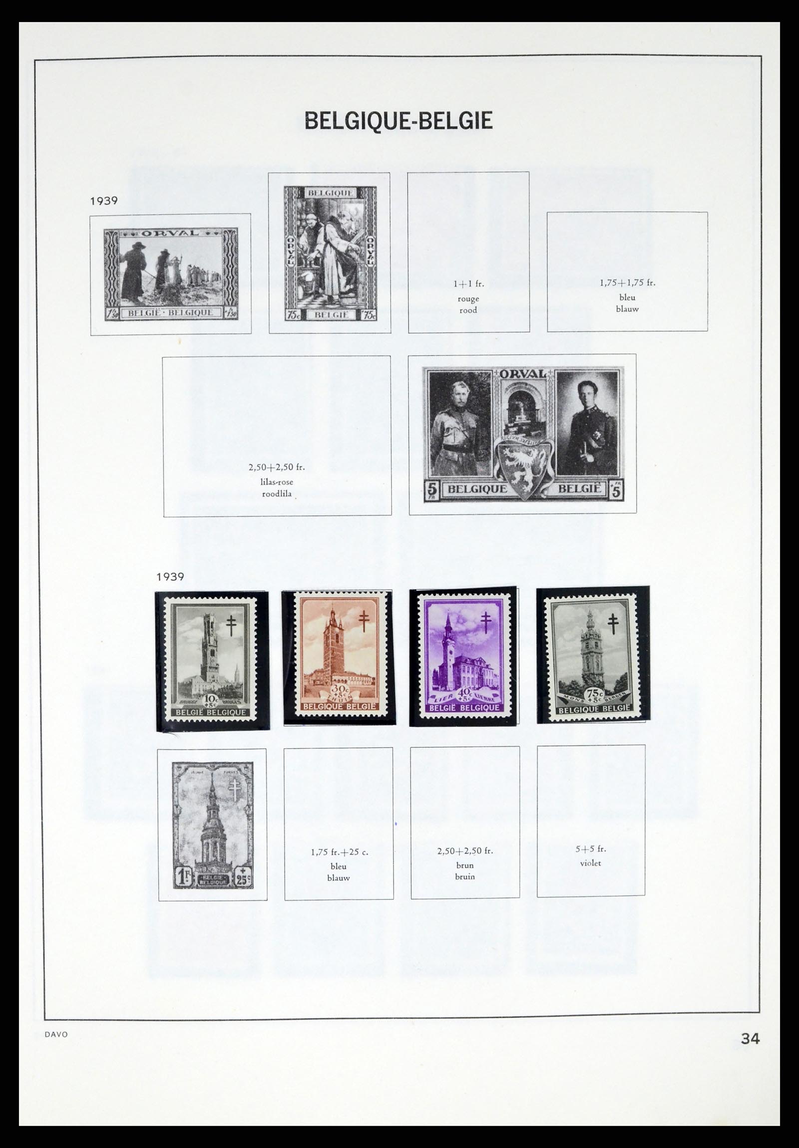 37367 032 - Stamp collection 37367 Belgium 1849-2003.