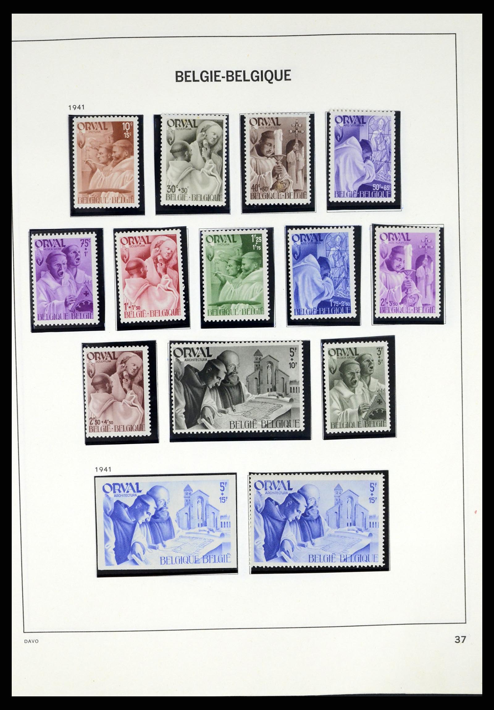 37367 035 - Stamp collection 37367 Belgium 1849-2003.