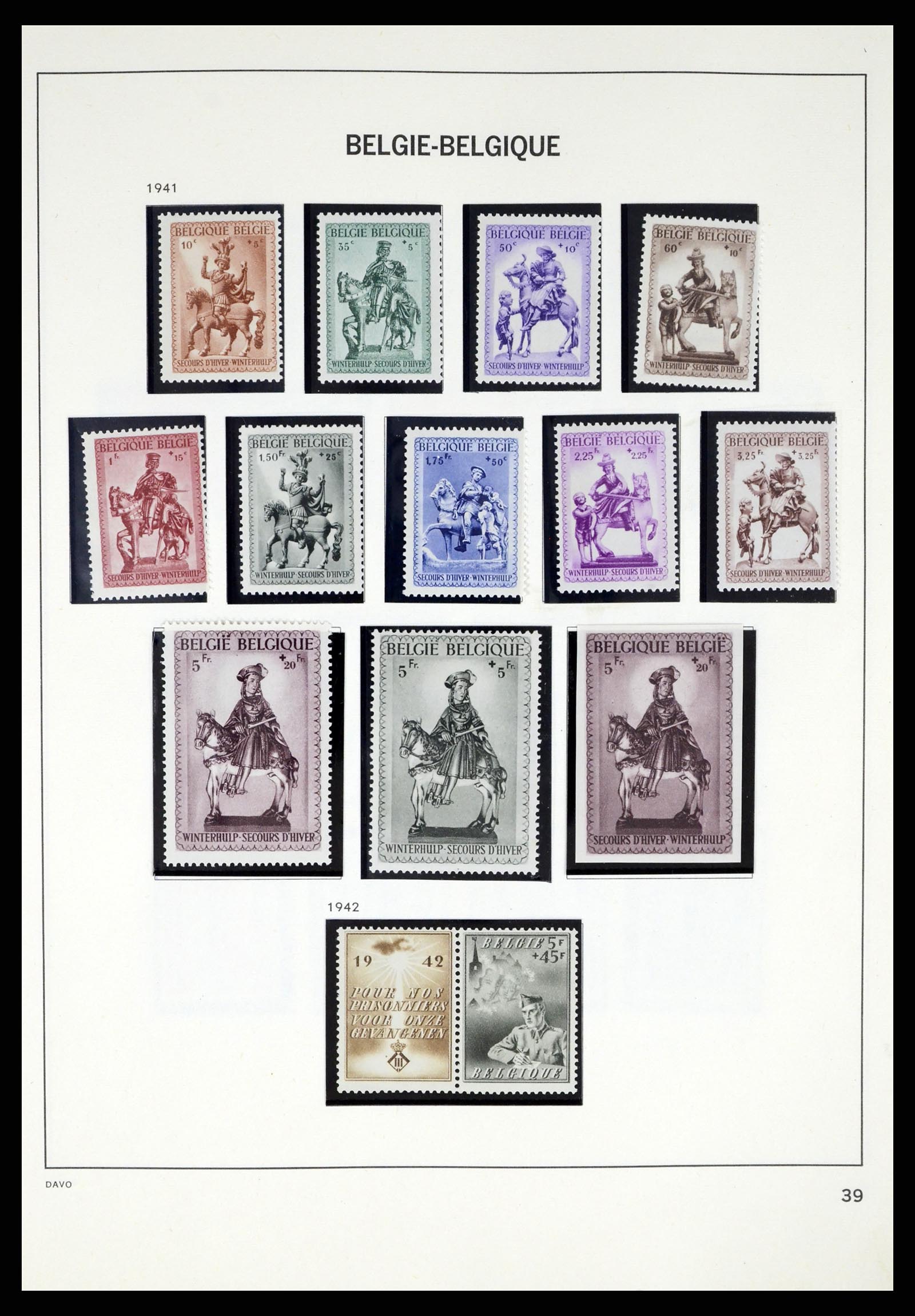 37367 037 - Postzegelverzameling 37367 België 1849-2003.