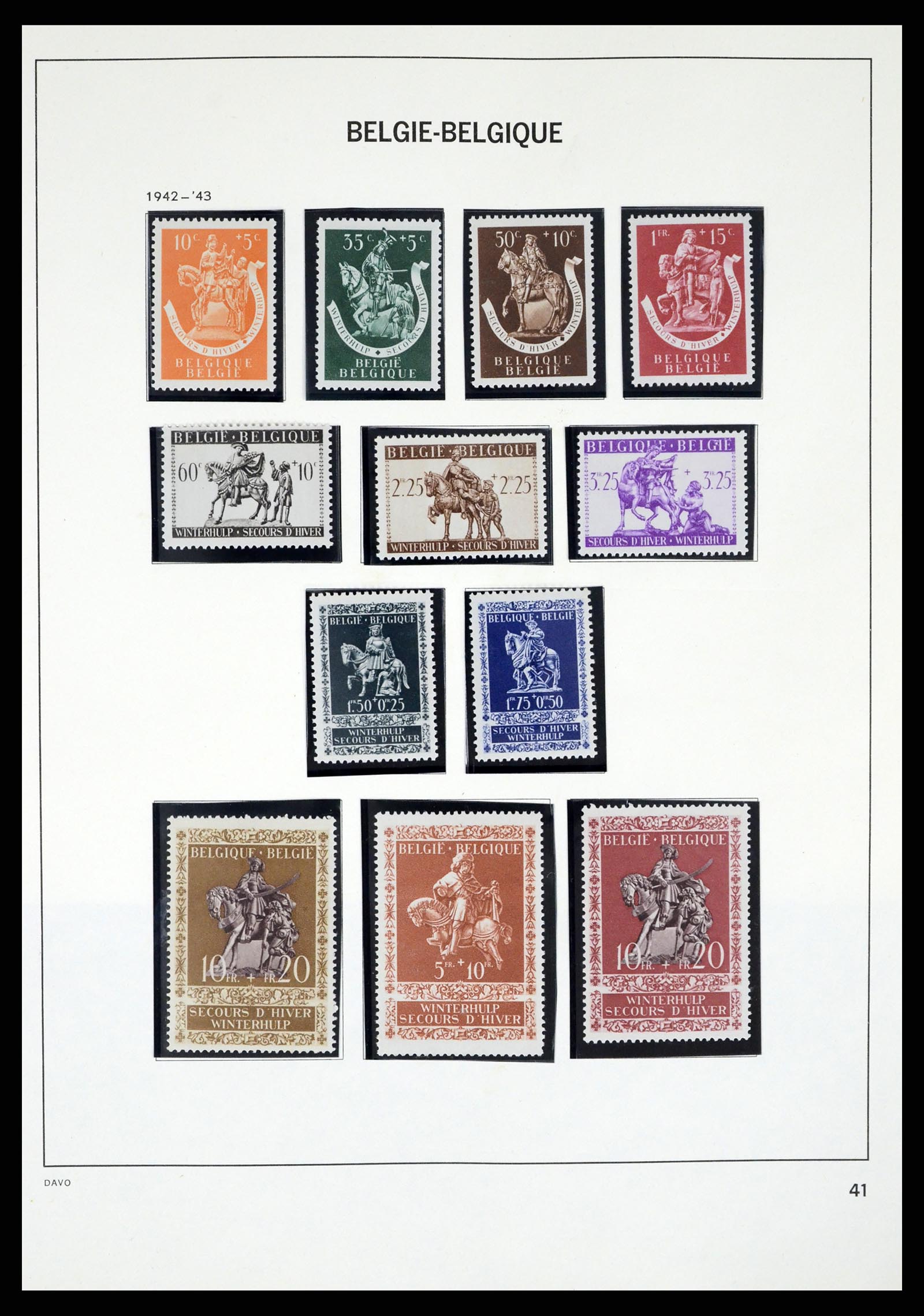 37367 039 - Postzegelverzameling 37367 België 1849-2003.