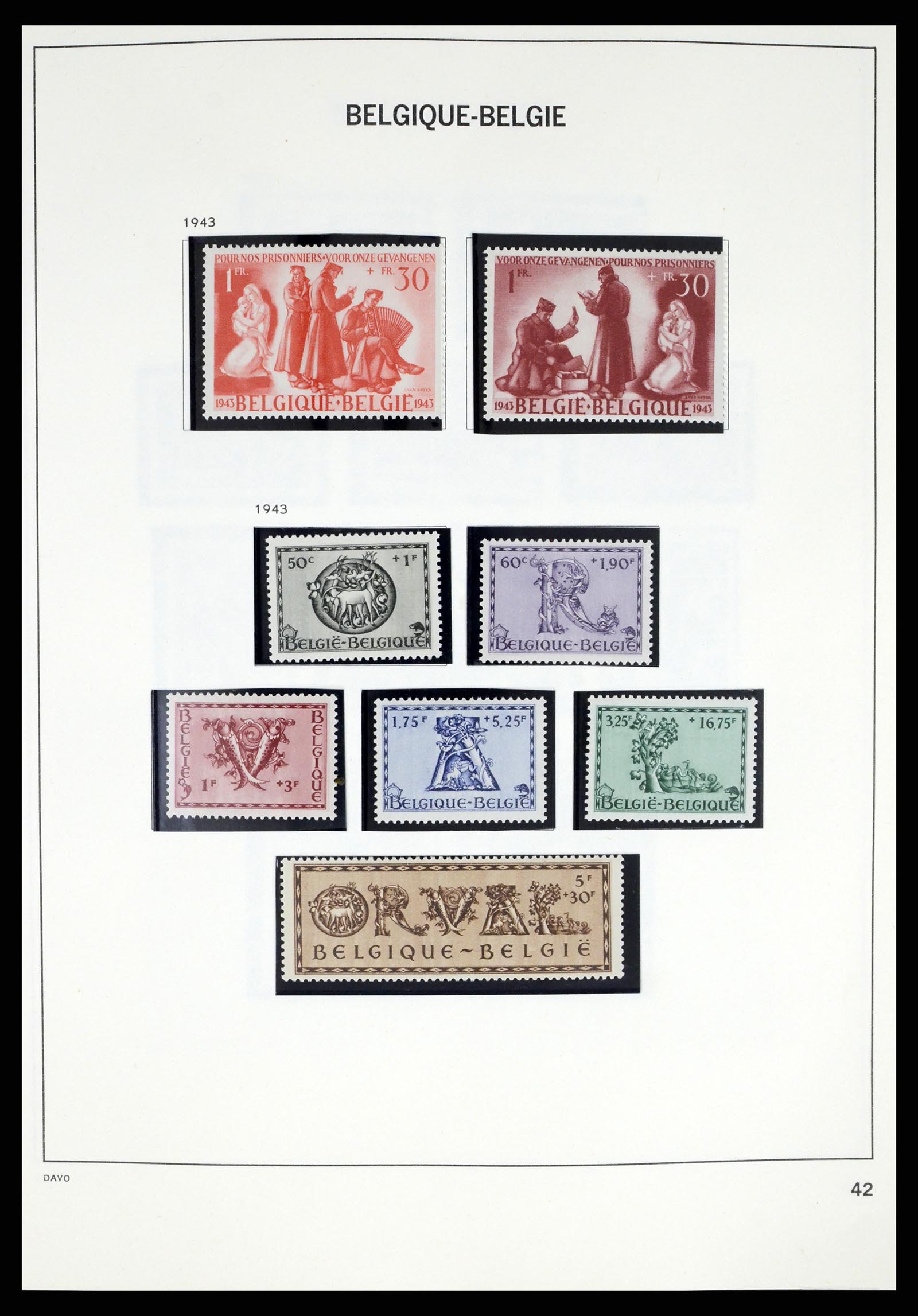 37367 040 - Postzegelverzameling 37367 België 1849-2003.