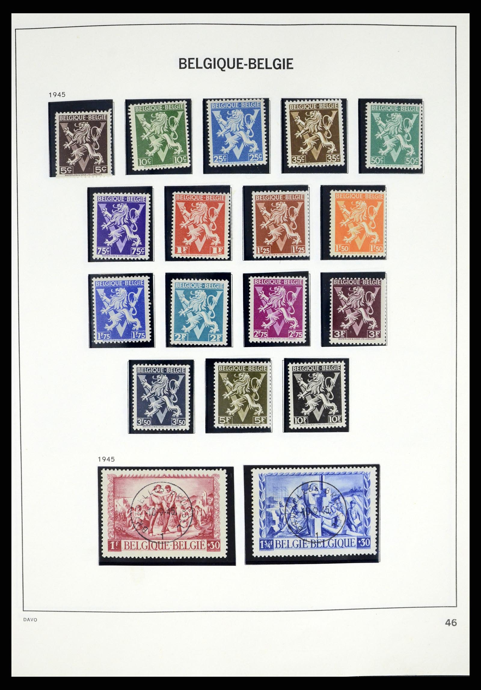 37367 044 - Postzegelverzameling 37367 België 1849-2003.