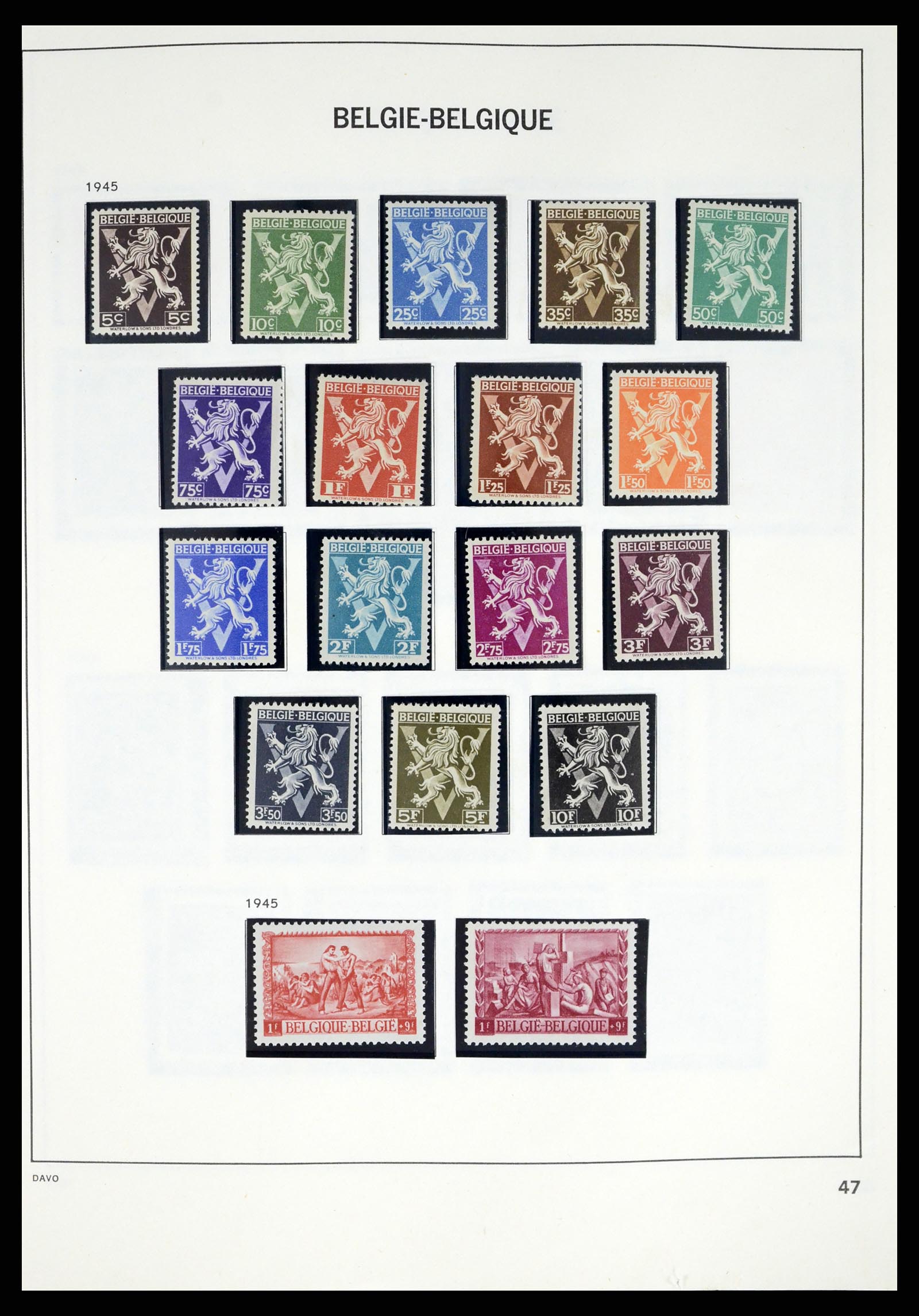 37367 045 - Postzegelverzameling 37367 België 1849-2003.