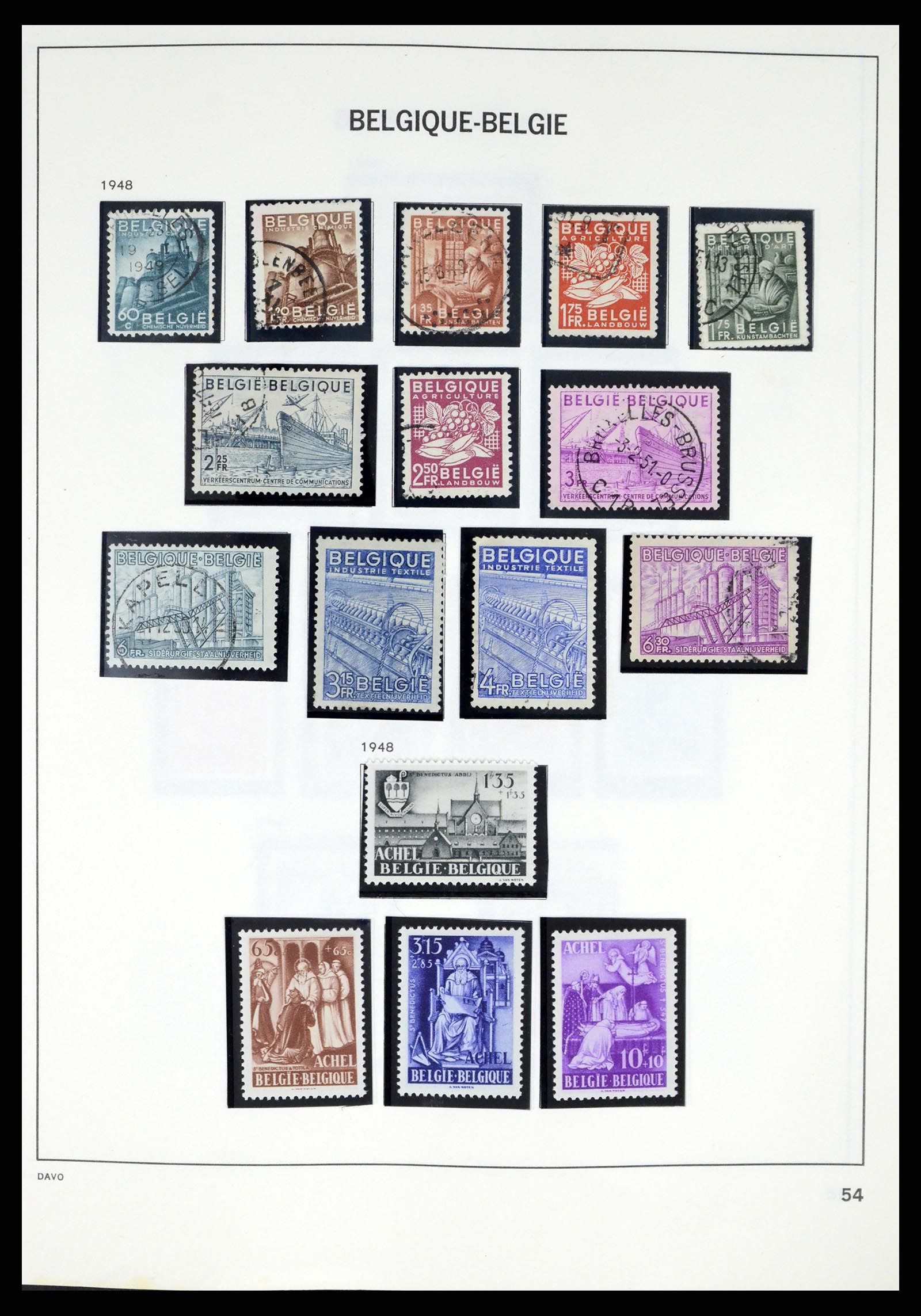 37367 052 - Stamp collection 37367 Belgium 1849-2003.