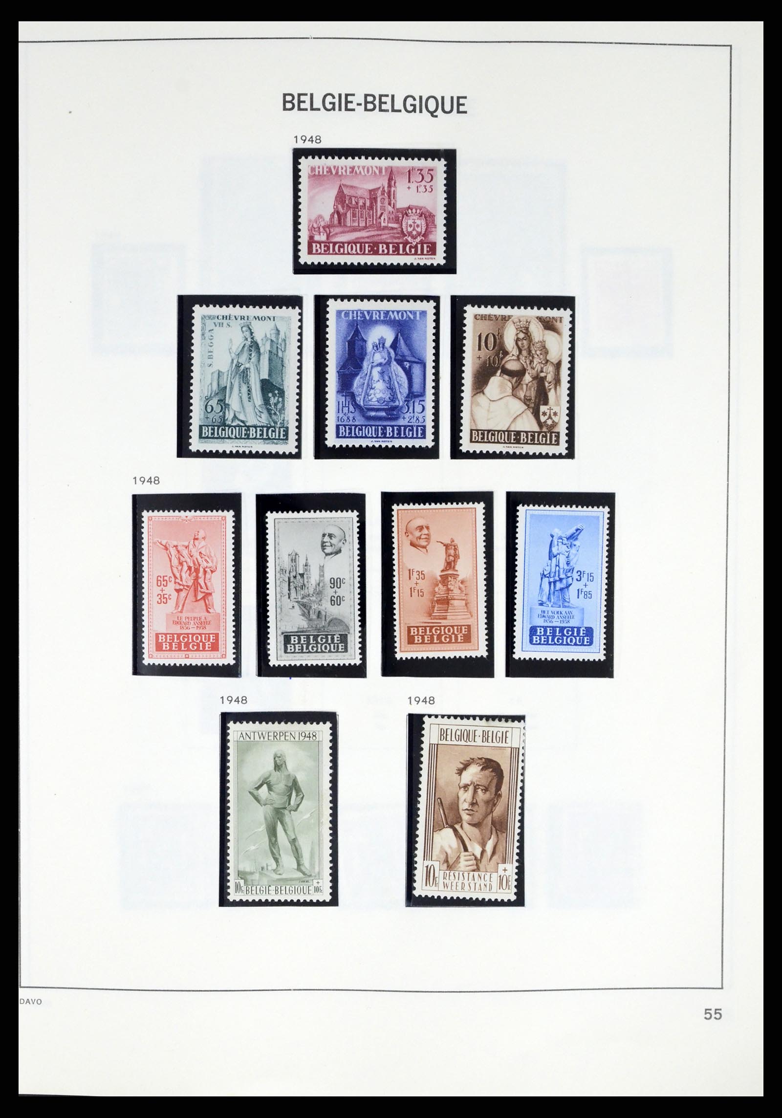 37367 053 - Postzegelverzameling 37367 België 1849-2003.
