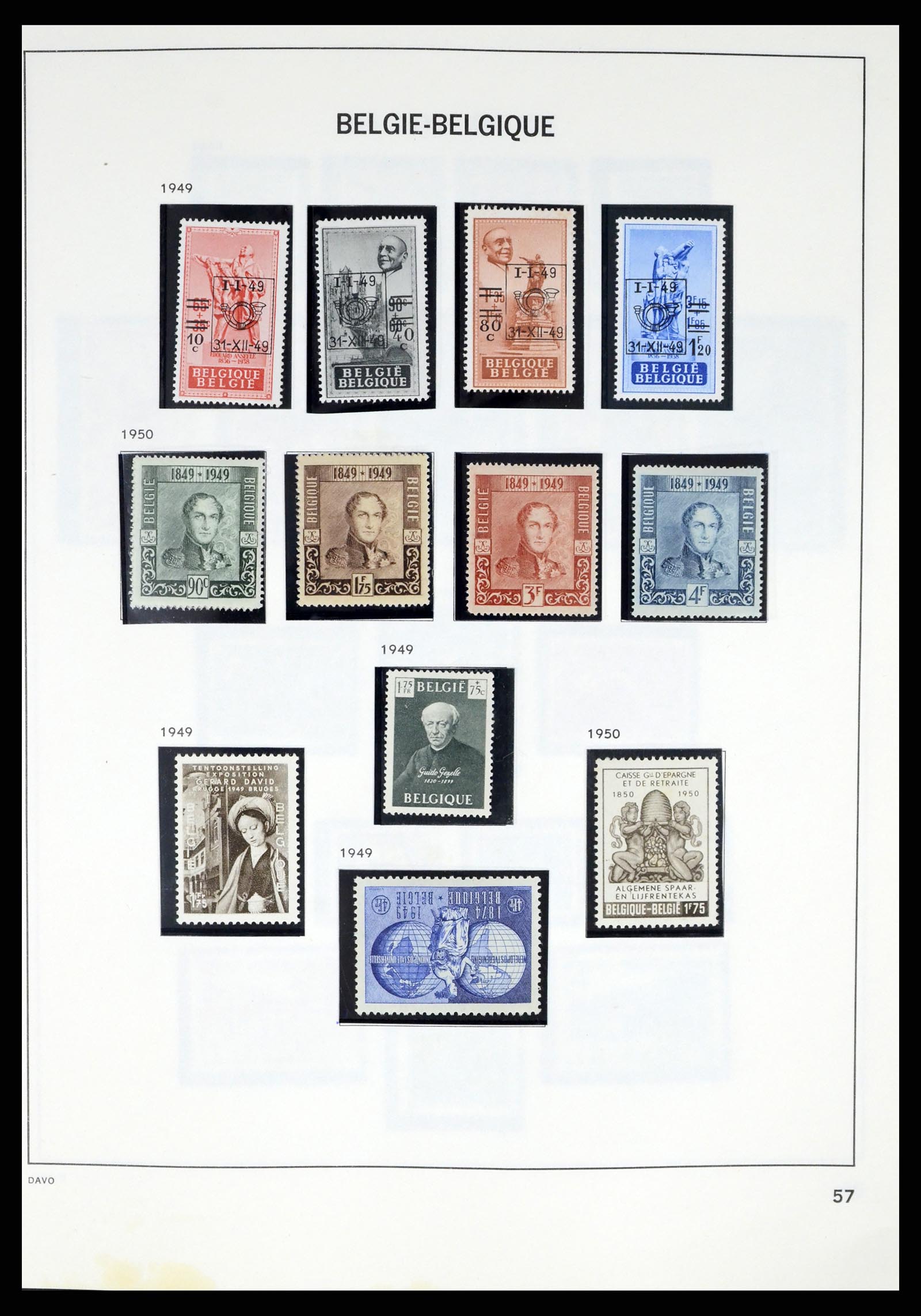 37367 055 - Postzegelverzameling 37367 België 1849-2003.
