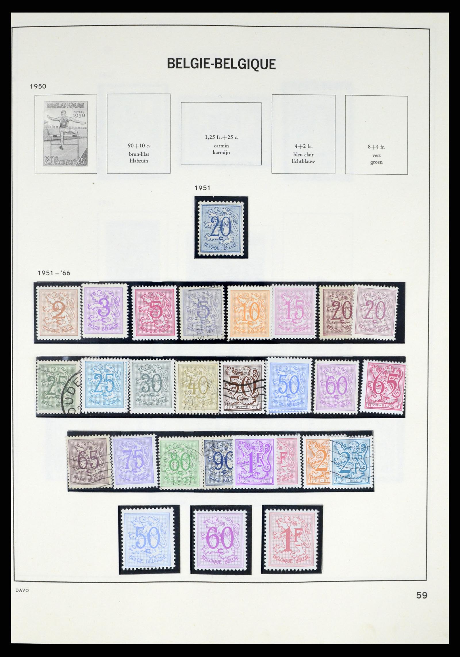 37367 057 - Postzegelverzameling 37367 België 1849-2003.