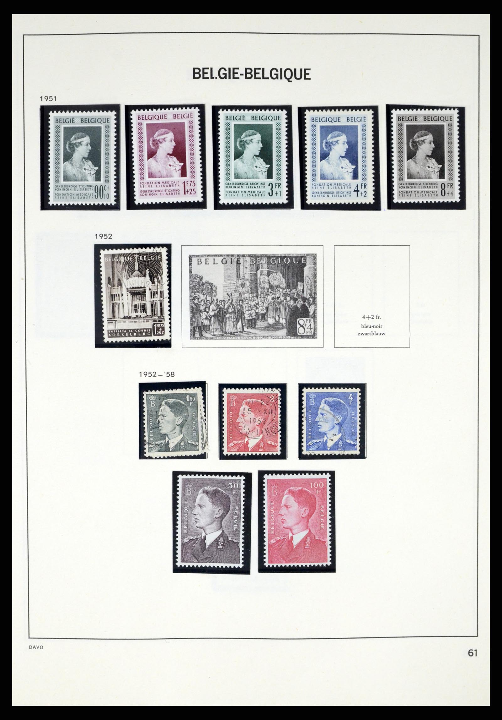 37367 059 - Postzegelverzameling 37367 België 1849-2003.