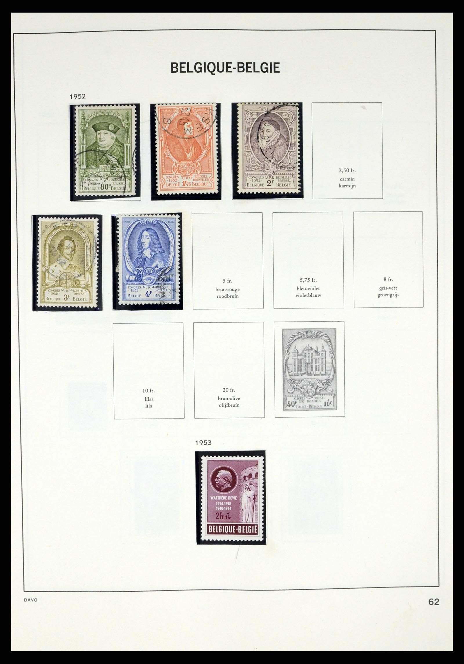 37367 060 - Postzegelverzameling 37367 België 1849-2003.