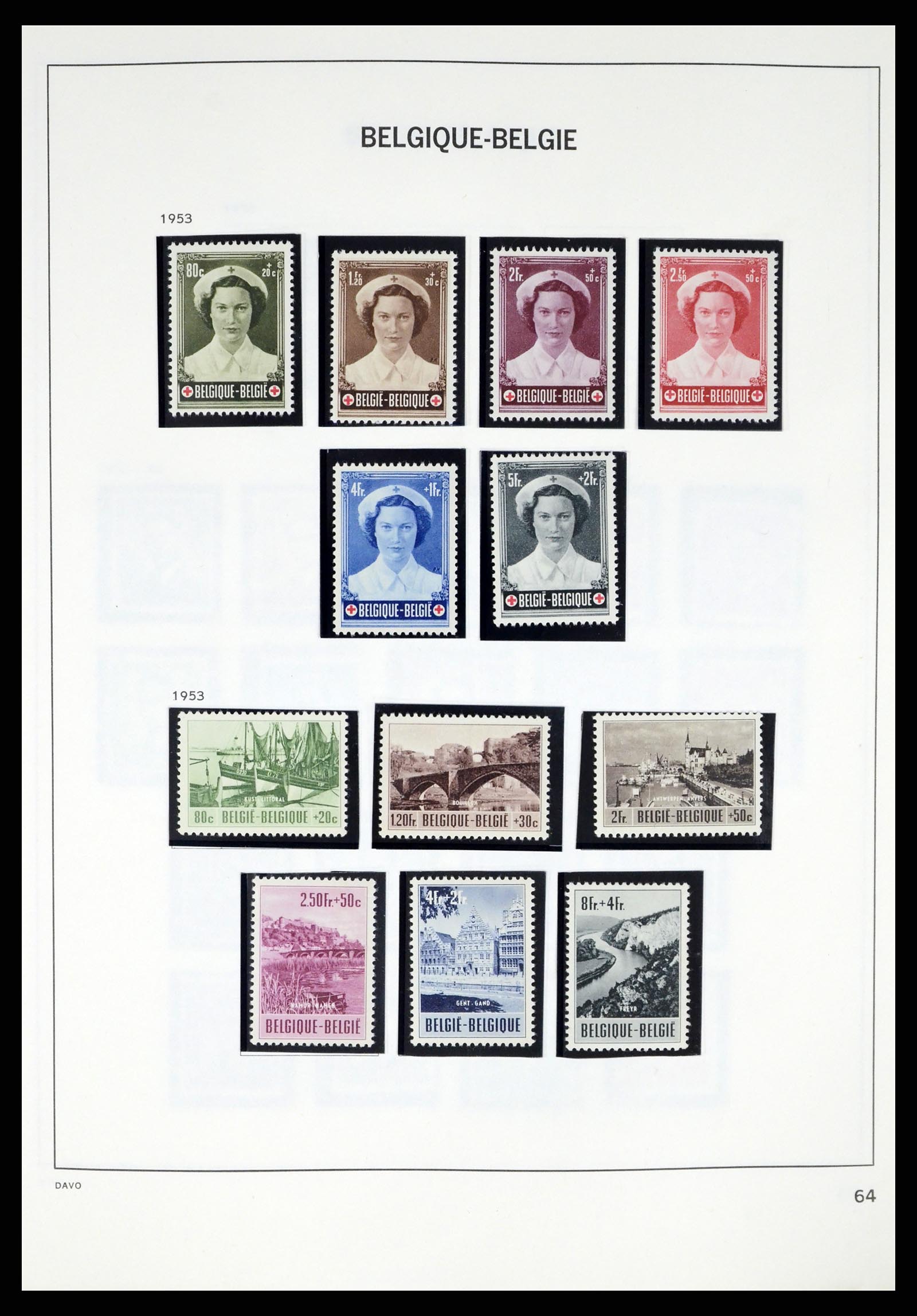 37367 061 - Postzegelverzameling 37367 België 1849-2003.