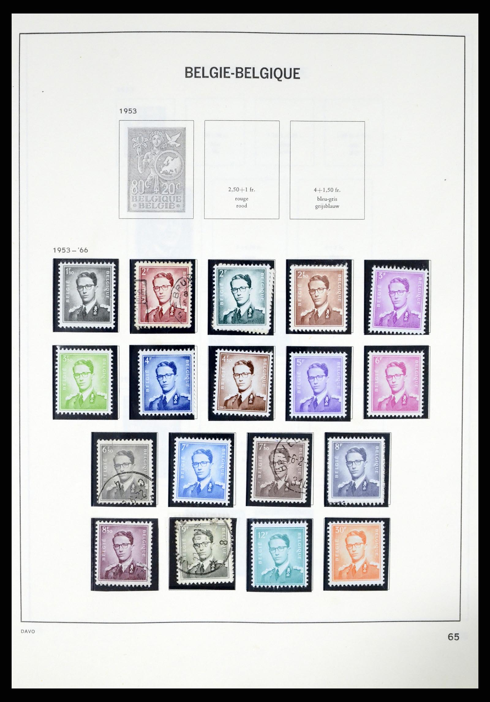 37367 062 - Postzegelverzameling 37367 België 1849-2003.