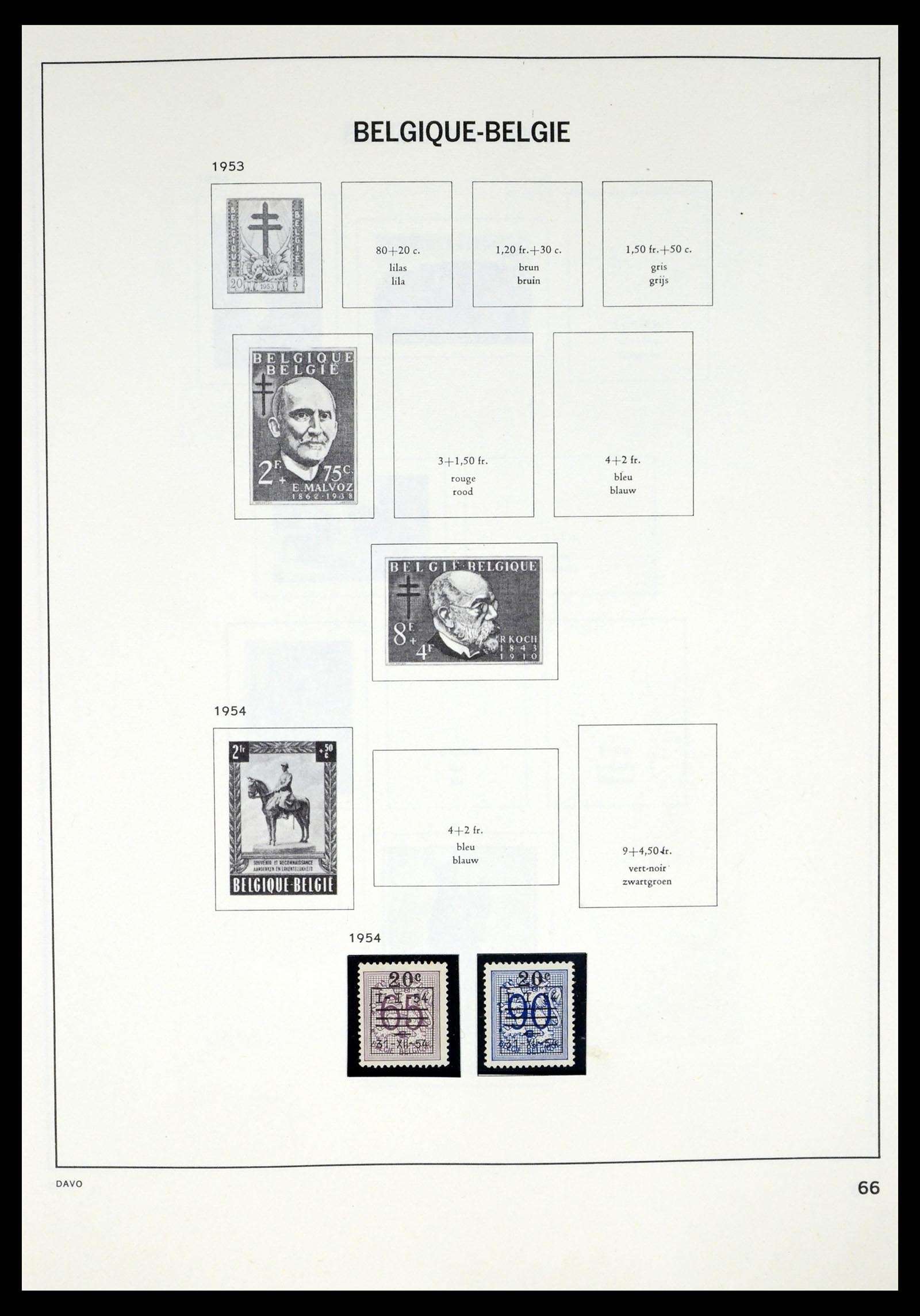37367 063 - Postzegelverzameling 37367 België 1849-2003.