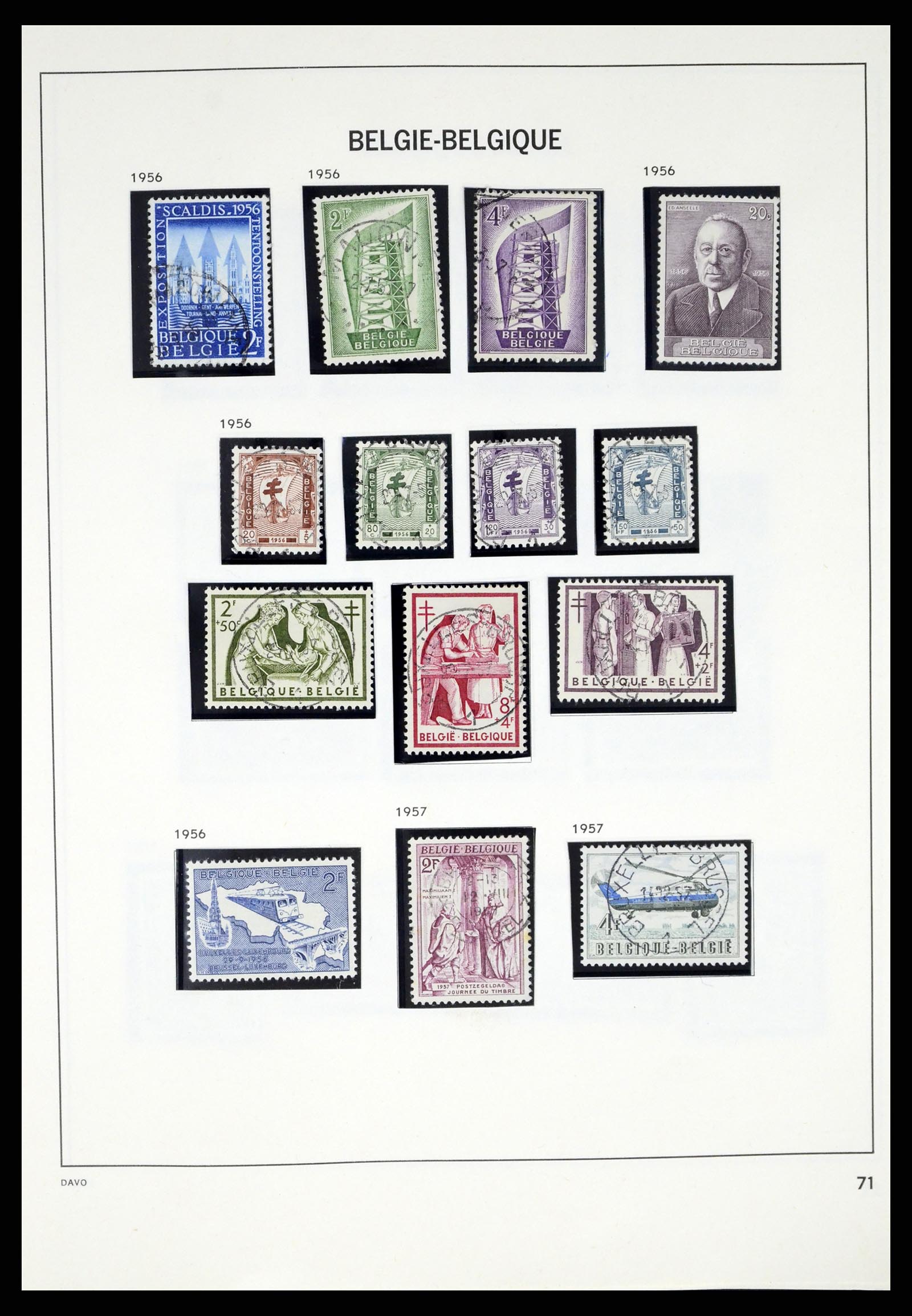 37367 067 - Postzegelverzameling 37367 België 1849-2003.