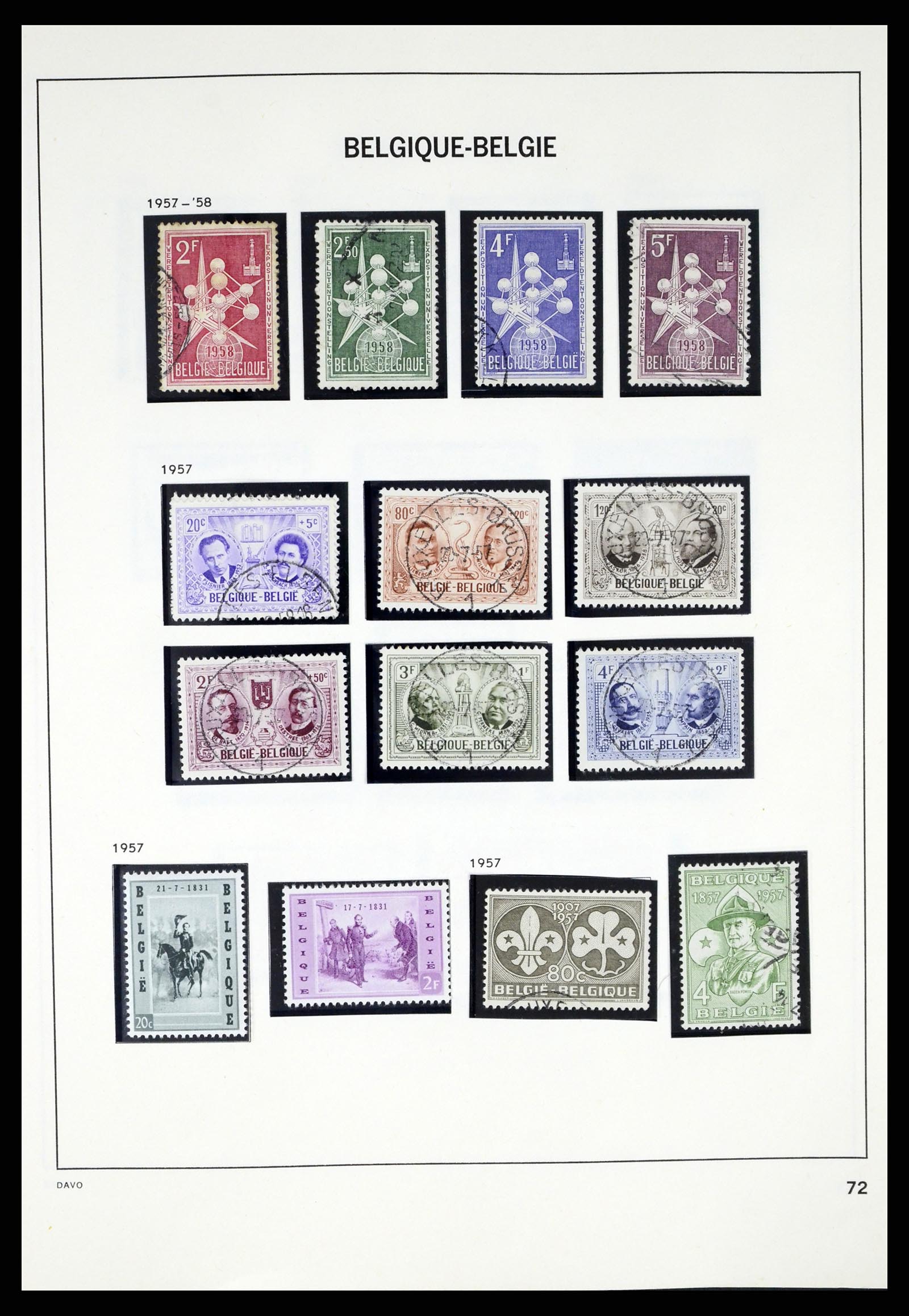 37367 068 - Postzegelverzameling 37367 België 1849-2003.