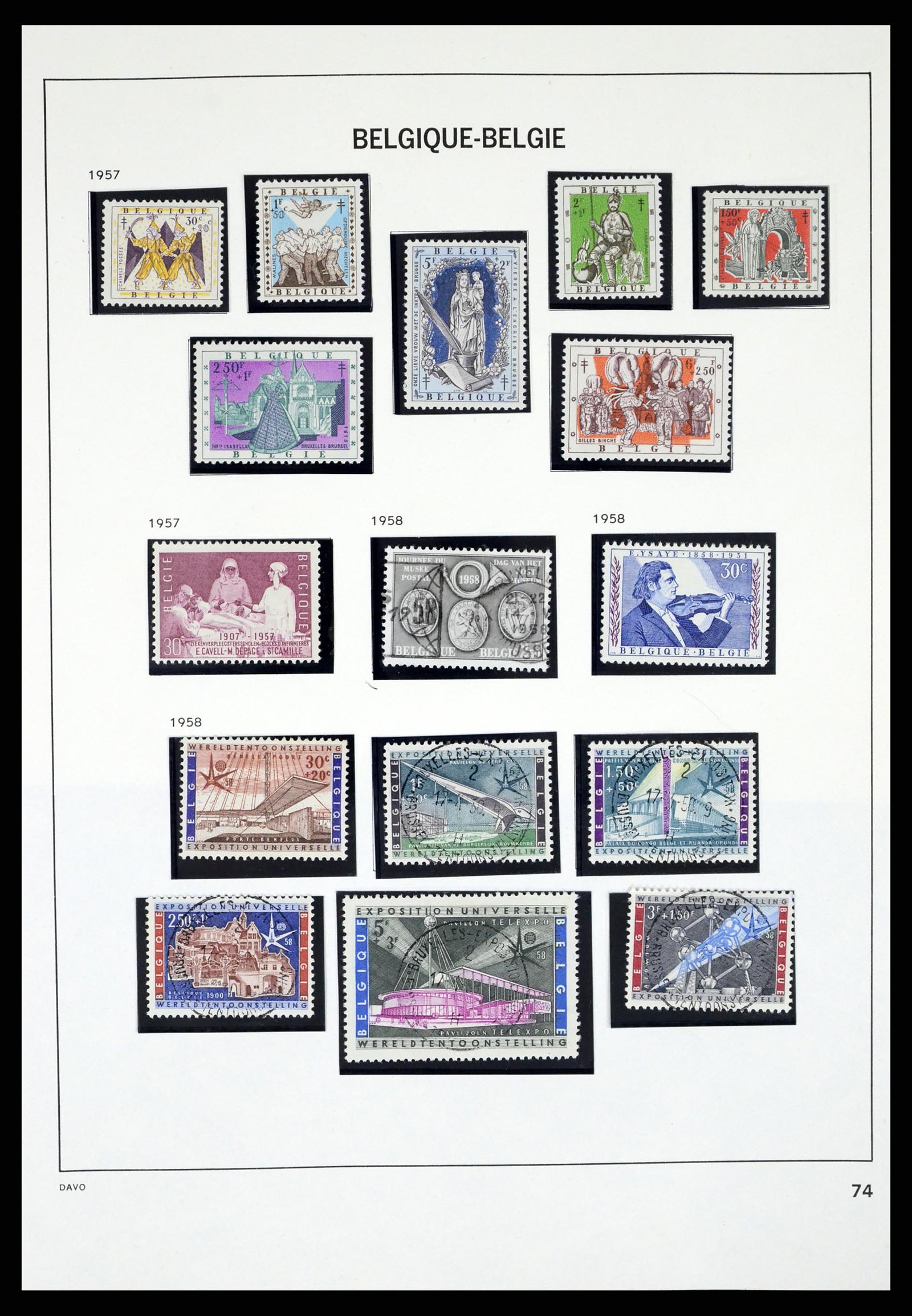 37367 070 - Postzegelverzameling 37367 België 1849-2003.