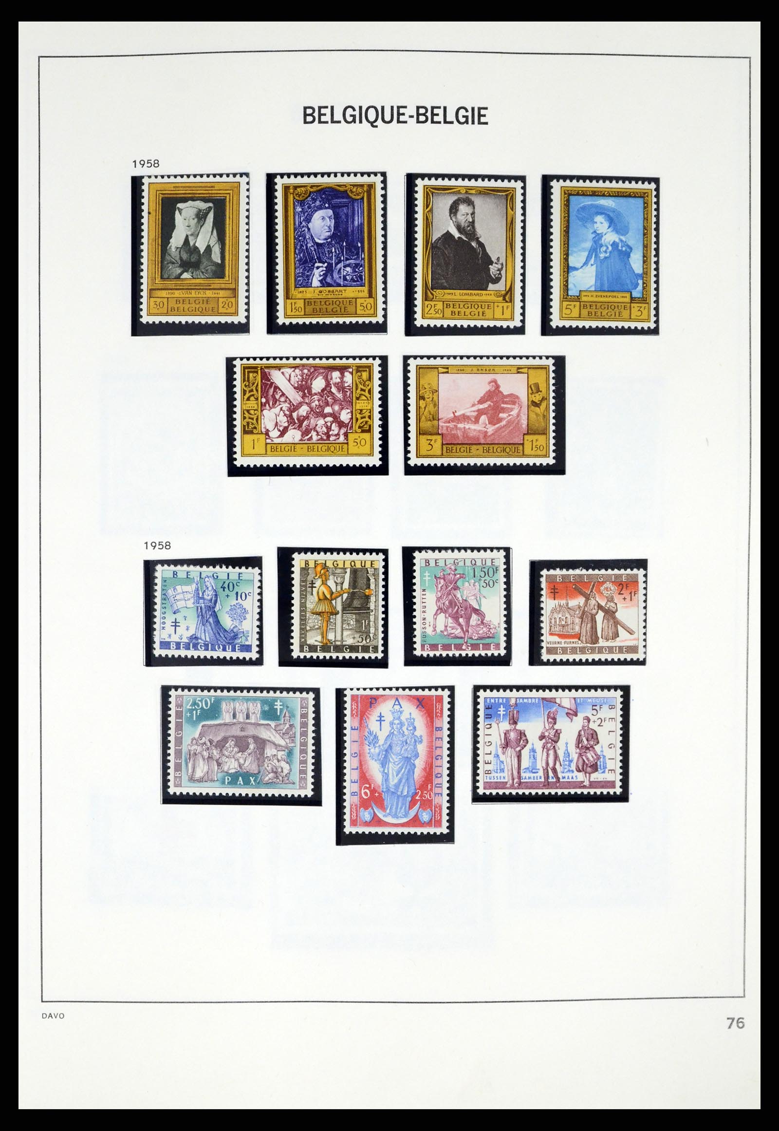 37367 072 - Postzegelverzameling 37367 België 1849-2003.