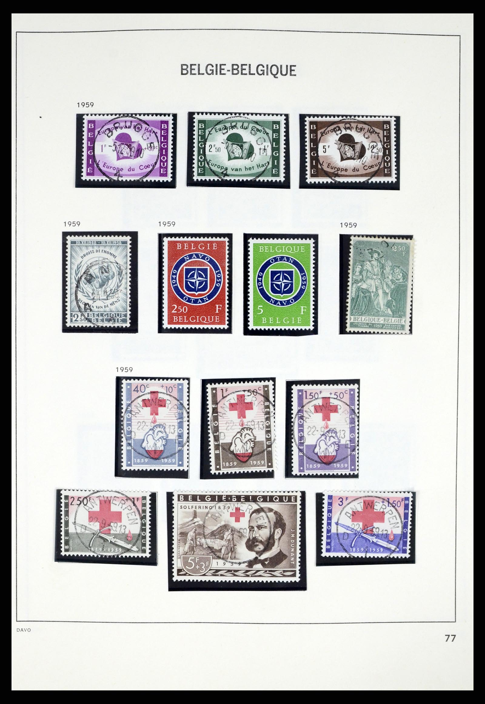 37367 073 - Postzegelverzameling 37367 België 1849-2003.