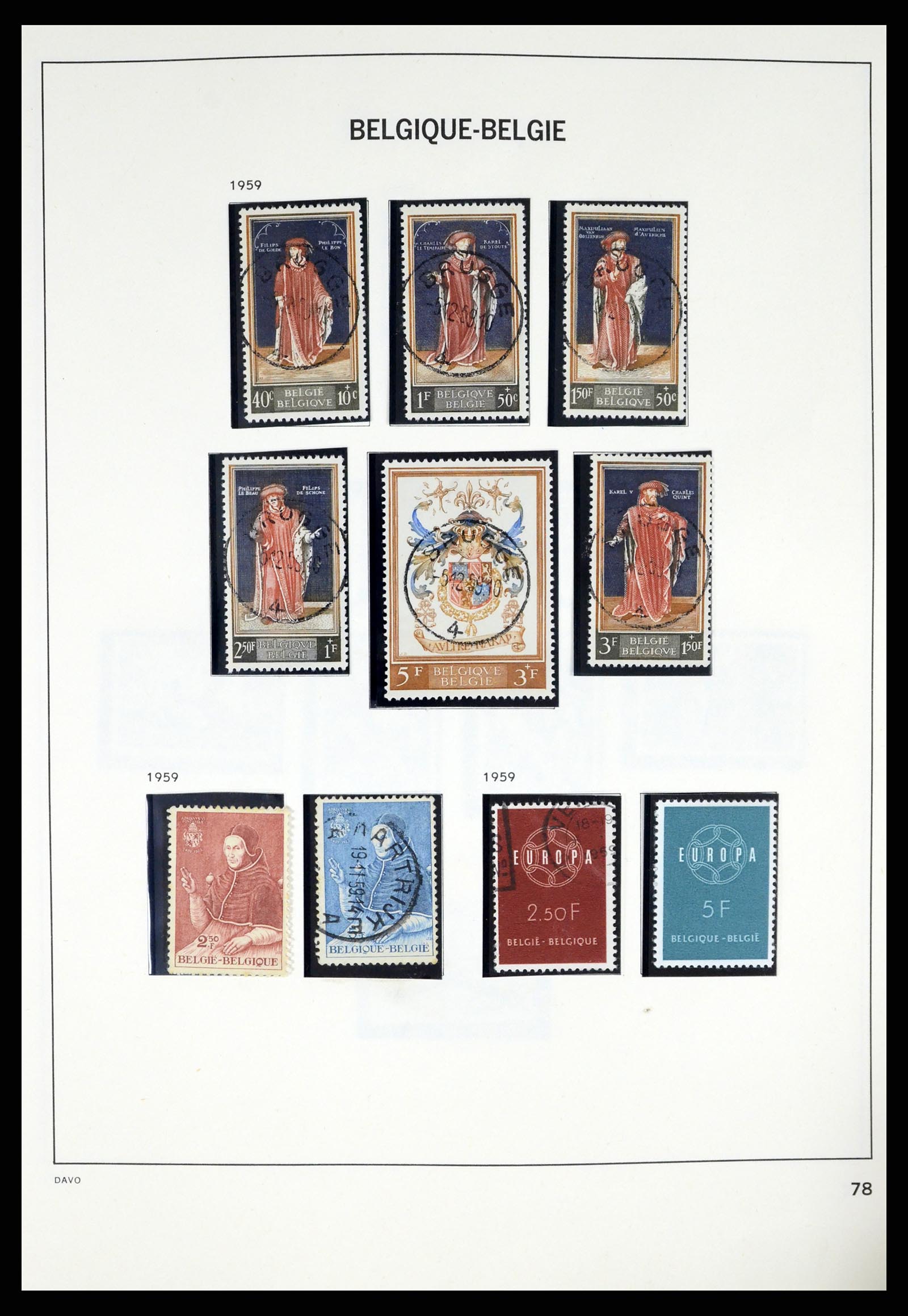37367 074 - Postzegelverzameling 37367 België 1849-2003.