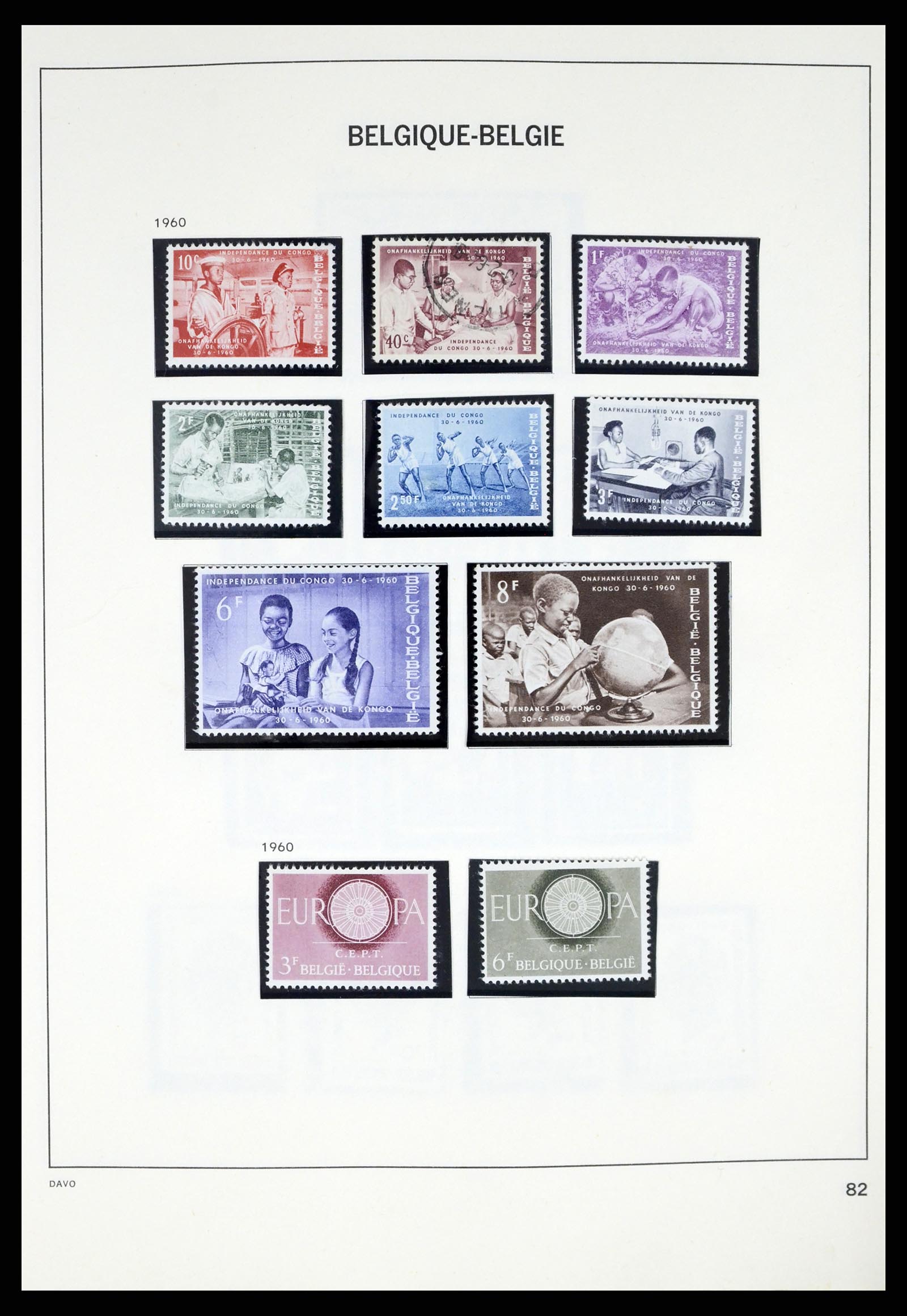37367 078 - Stamp collection 37367 Belgium 1849-2003.