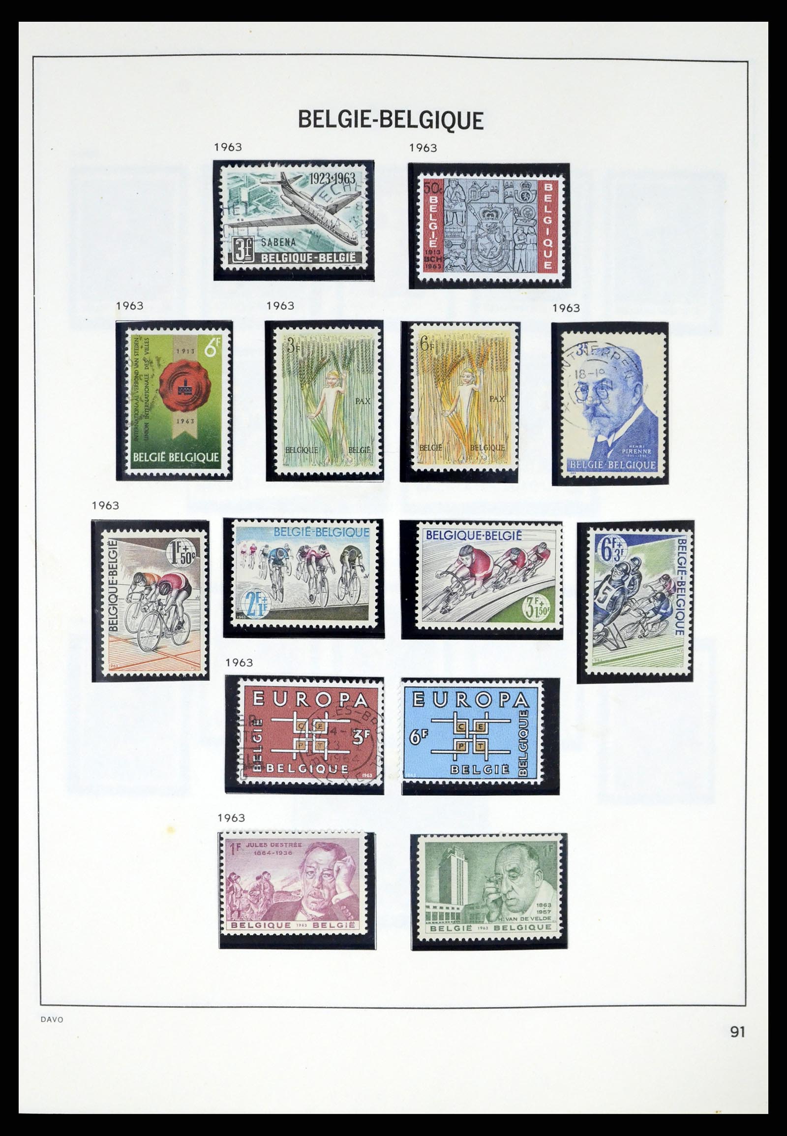 37367 088 - Stamp collection 37367 Belgium 1849-2003.