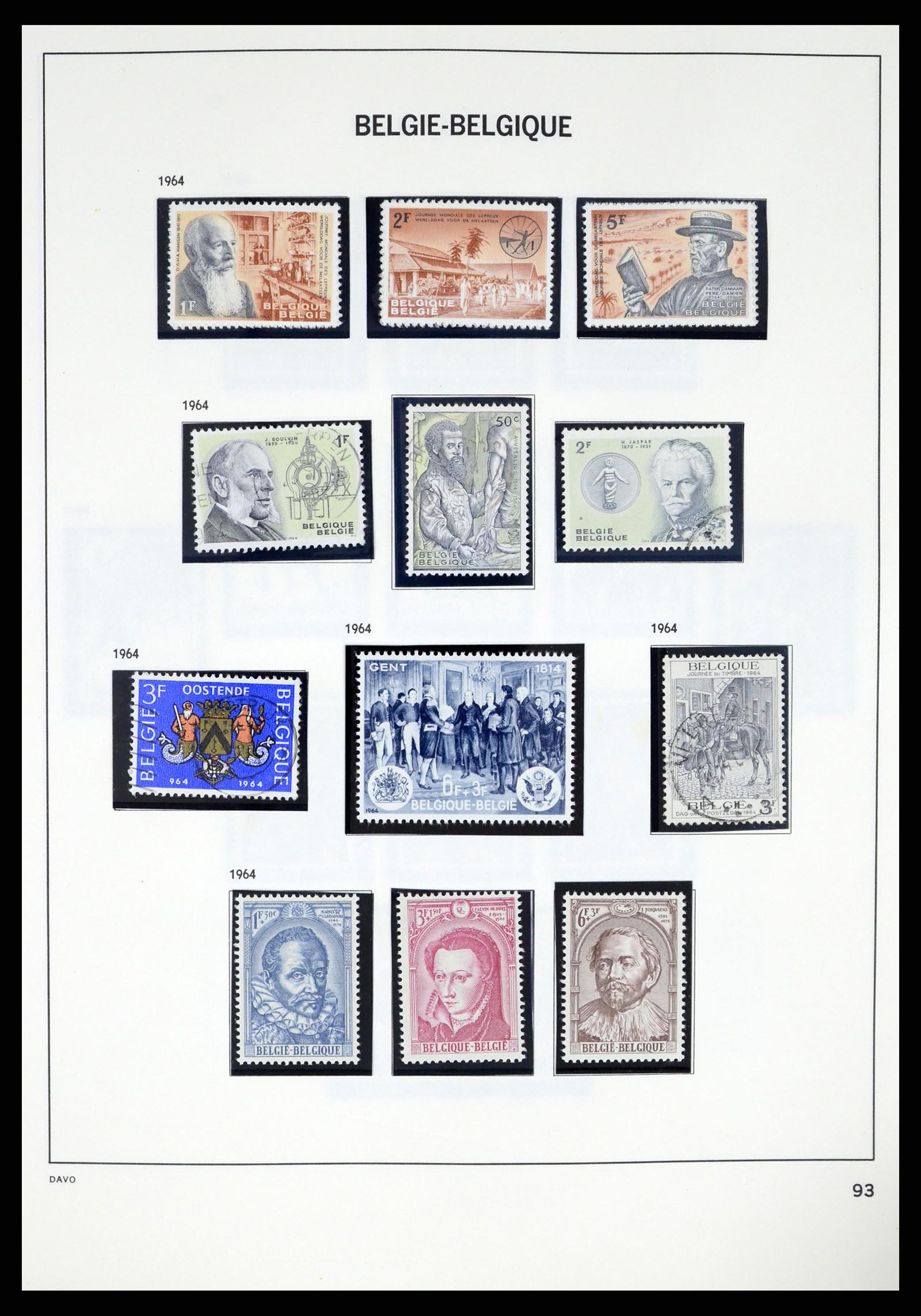 37367 090 - Postzegelverzameling 37367 België 1849-2003.