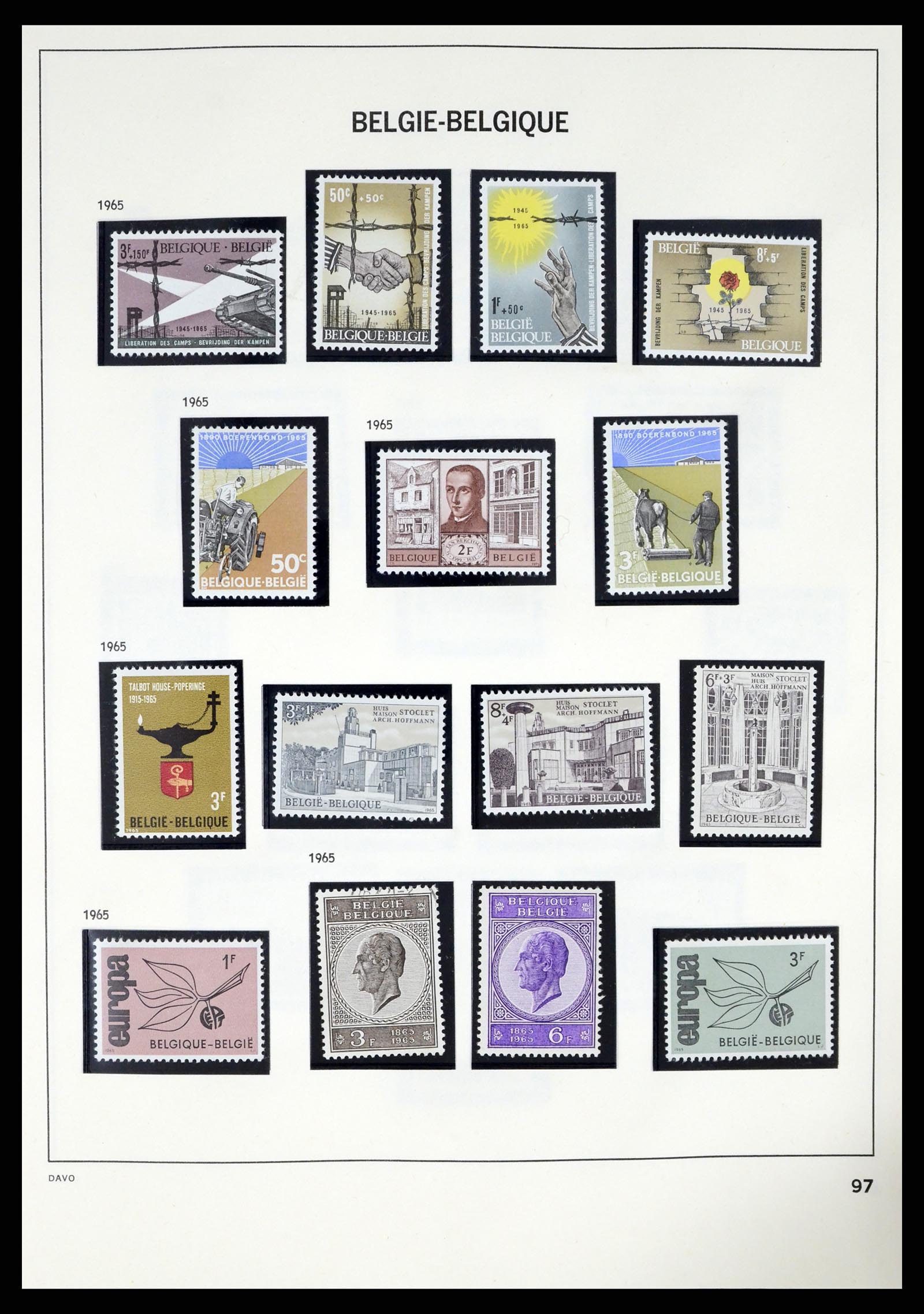37367 094 - Stamp collection 37367 Belgium 1849-2003.